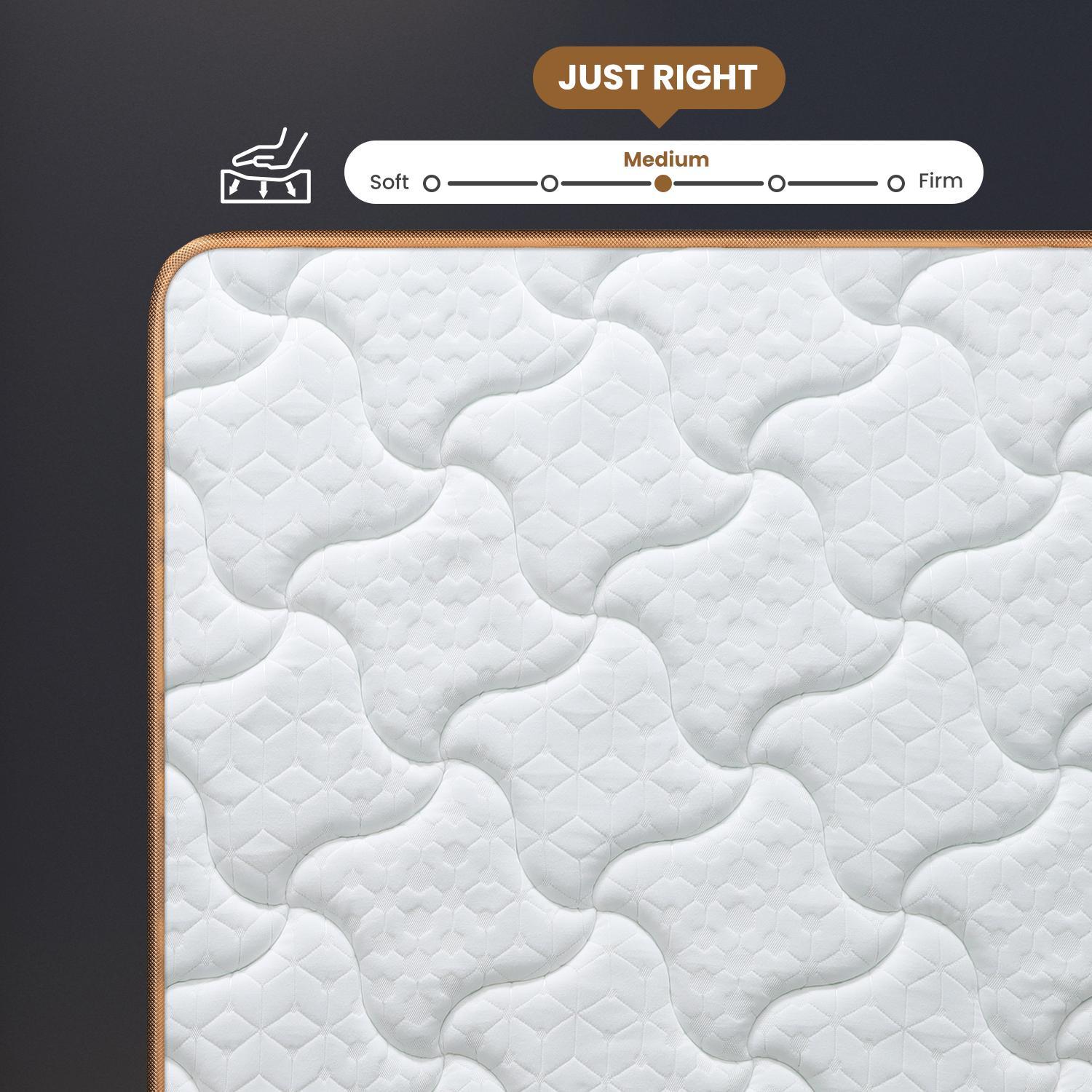 Plush Hybrid Mattresses With Gel Memory Foam, Individual Pocket Spring Motion Isolation Edge Support