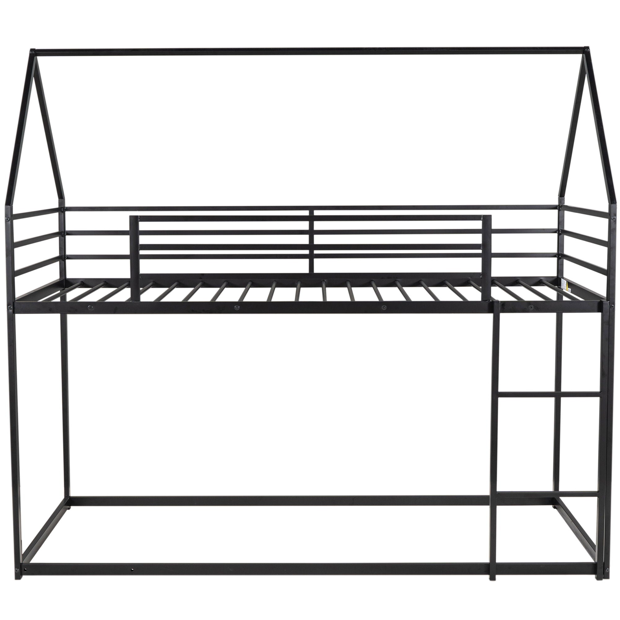 House Bunk Bed With Built In Ladder
