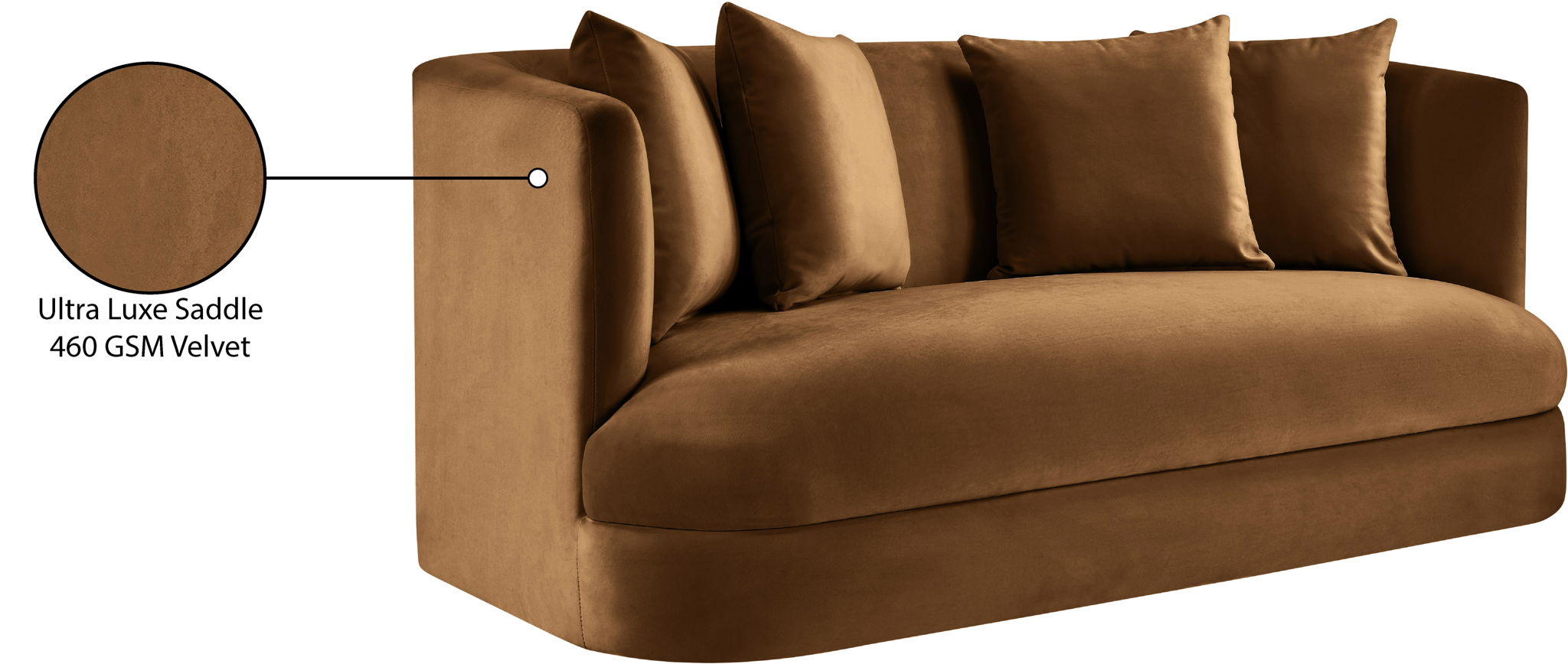 Alder - Velvet Loveseat