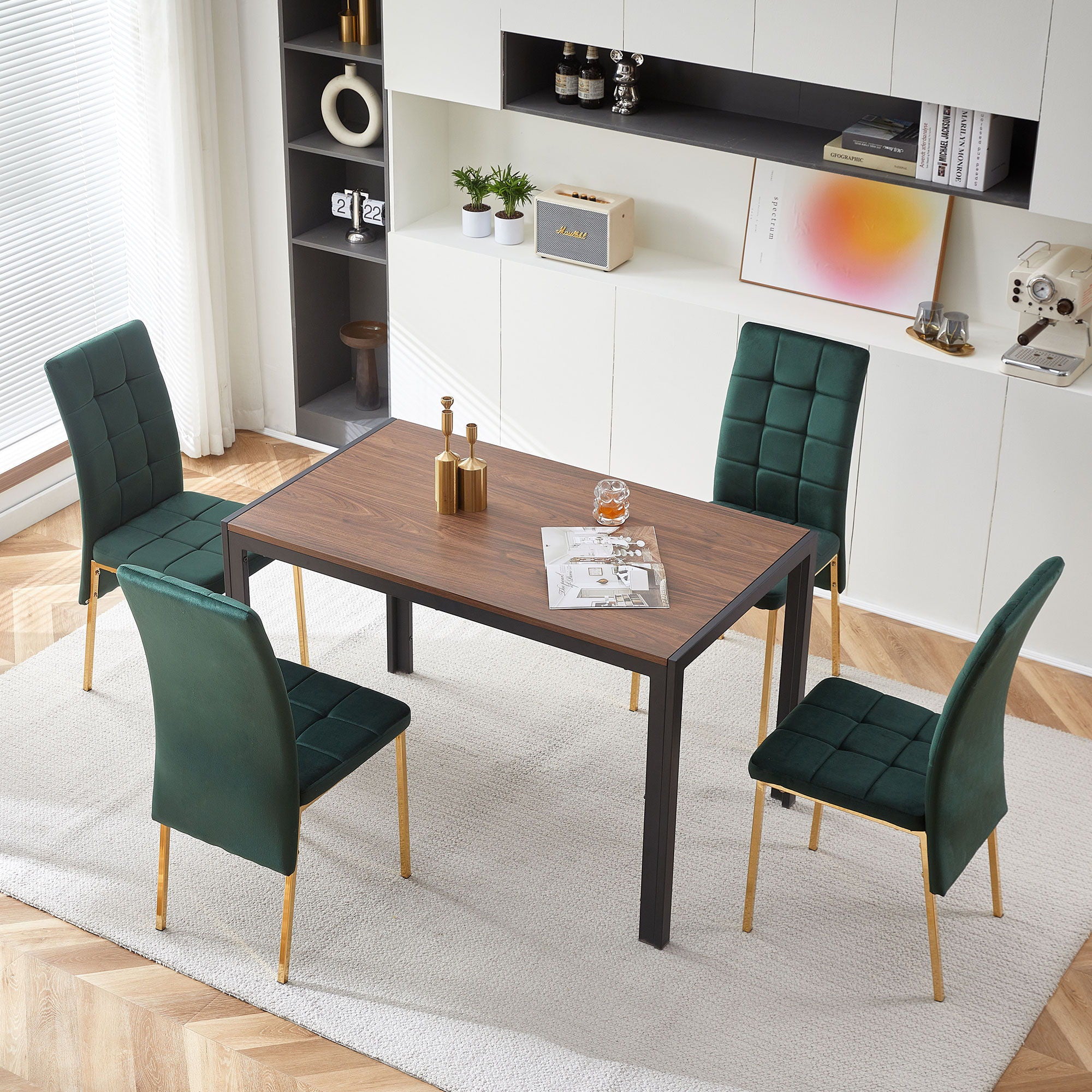 High Back Nordic Dining Chair Modern Chair With Color Legs