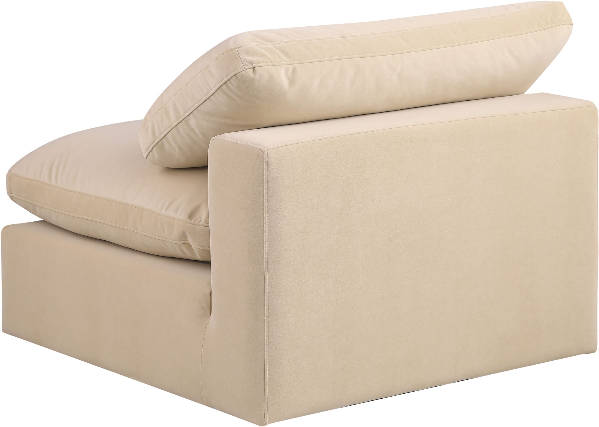 Comfy - Velvet Armless Chair