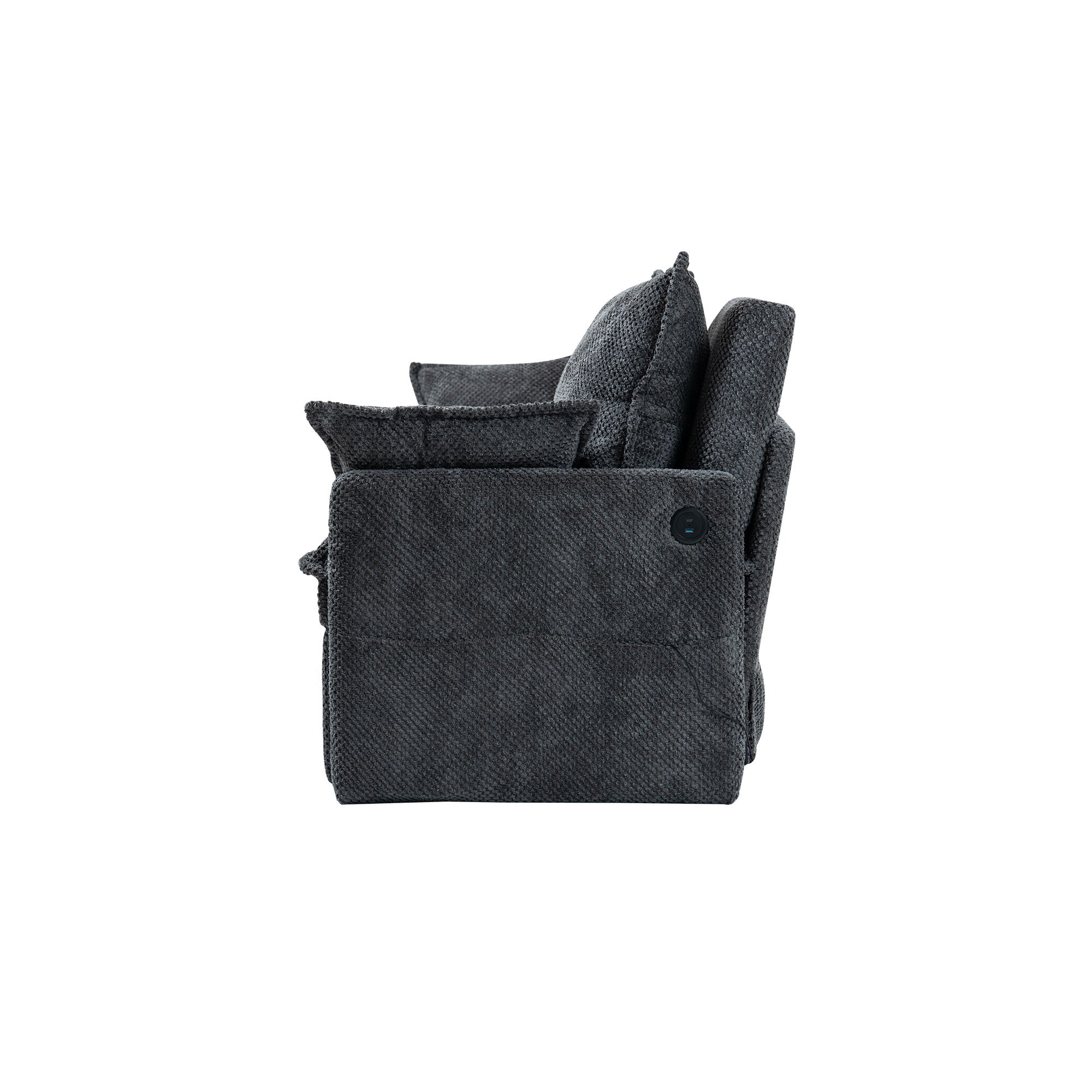 Pull Out Sofa Bed, Convertible Sleeper Sofa Couch, Side Storage, And USB / C - Type Charging Ports Chair