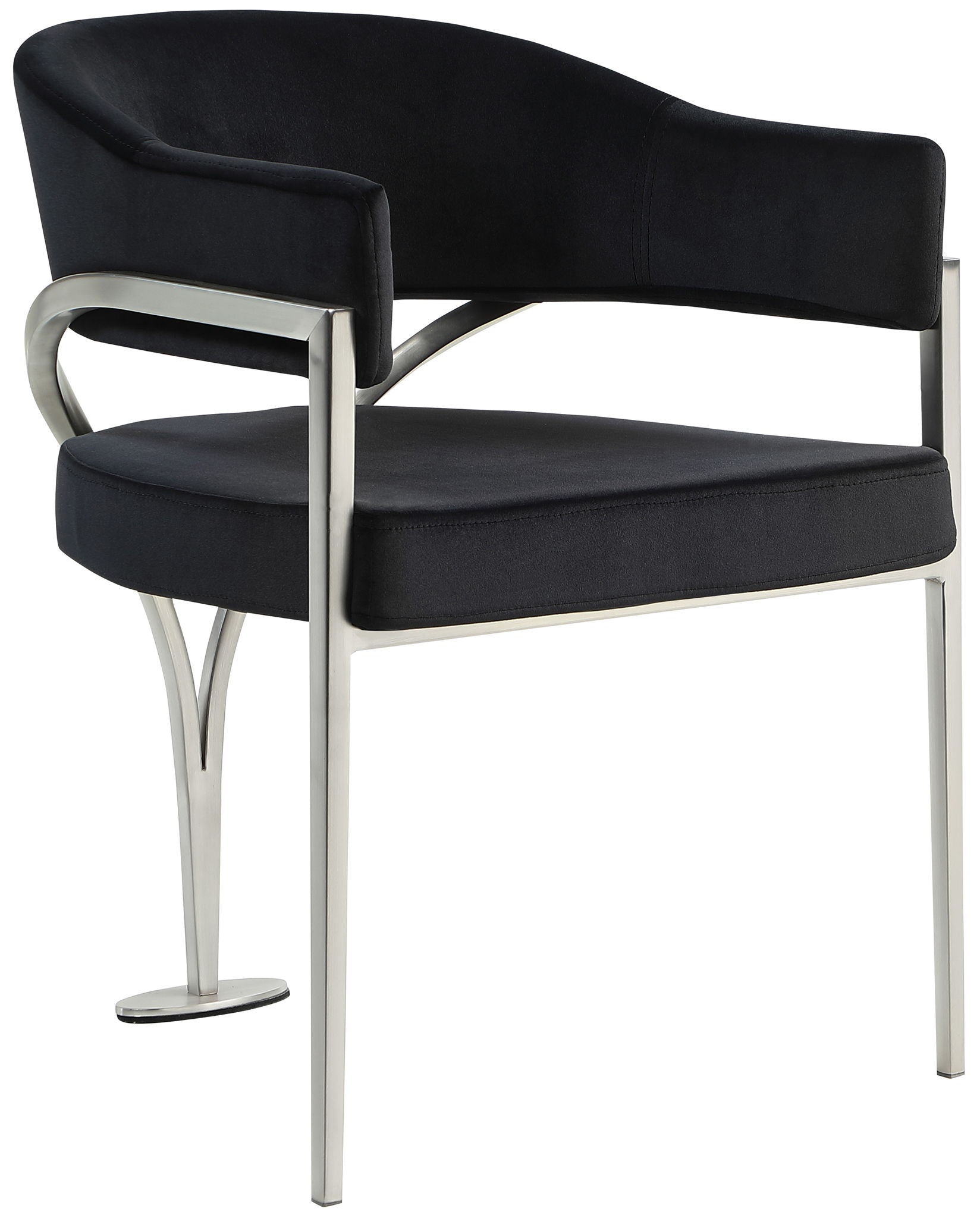 Madelyn - Dining Chair (Set of 2) - Brushed Chrome
