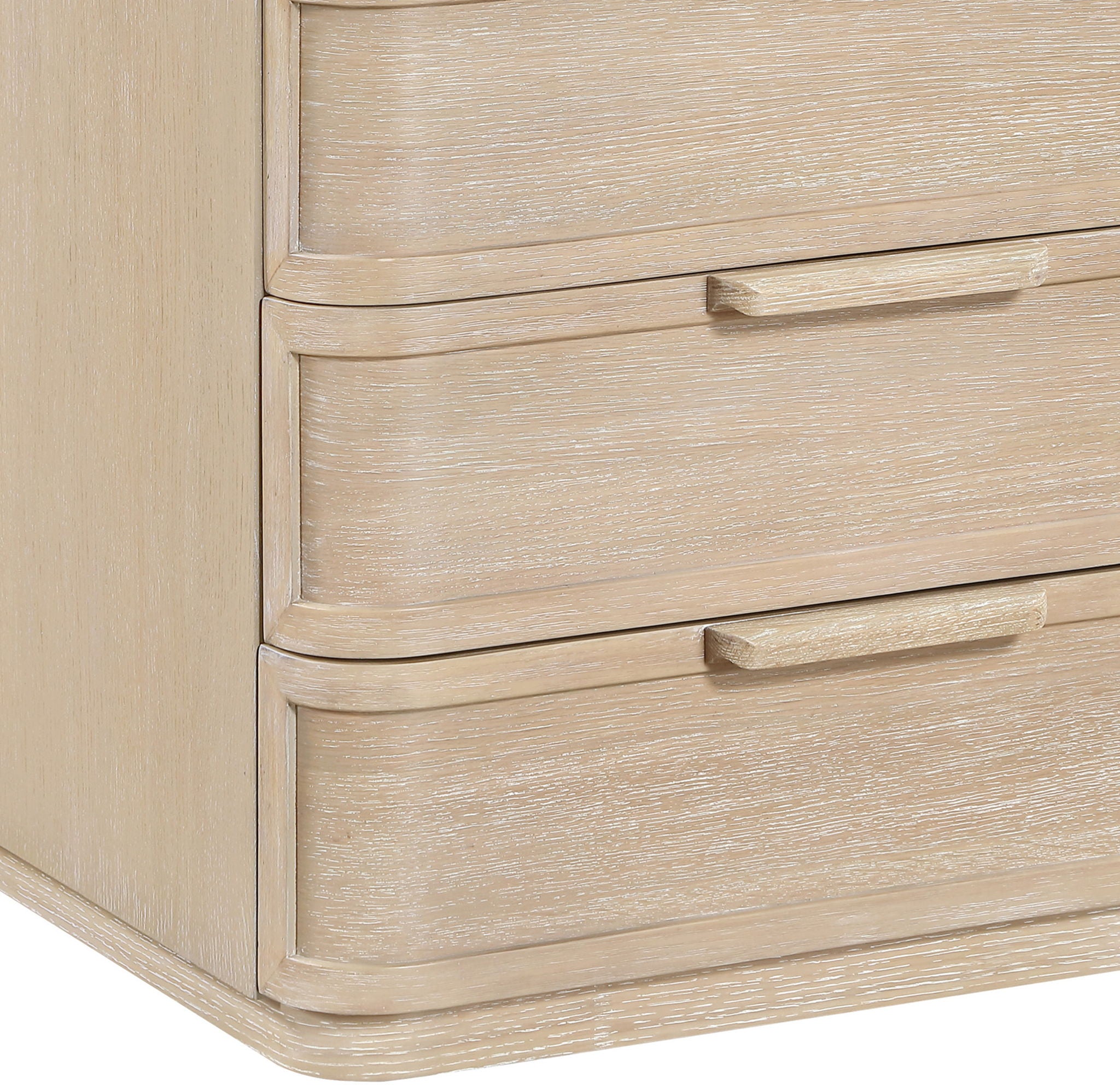 Tiberio - Oak Veneer And Solid Wood Nightstand