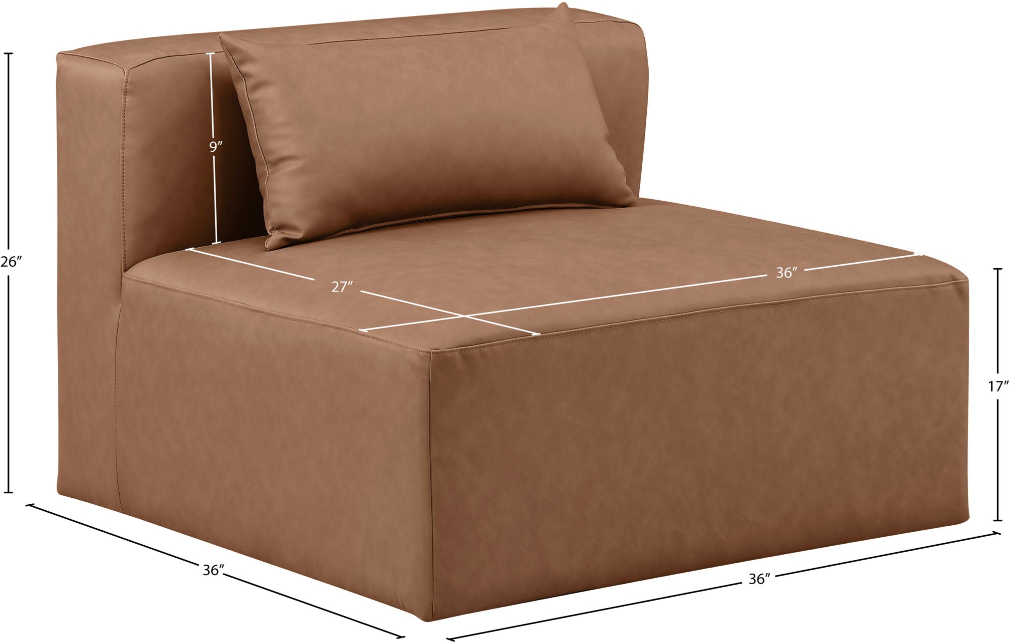 Cube - Armless Chair