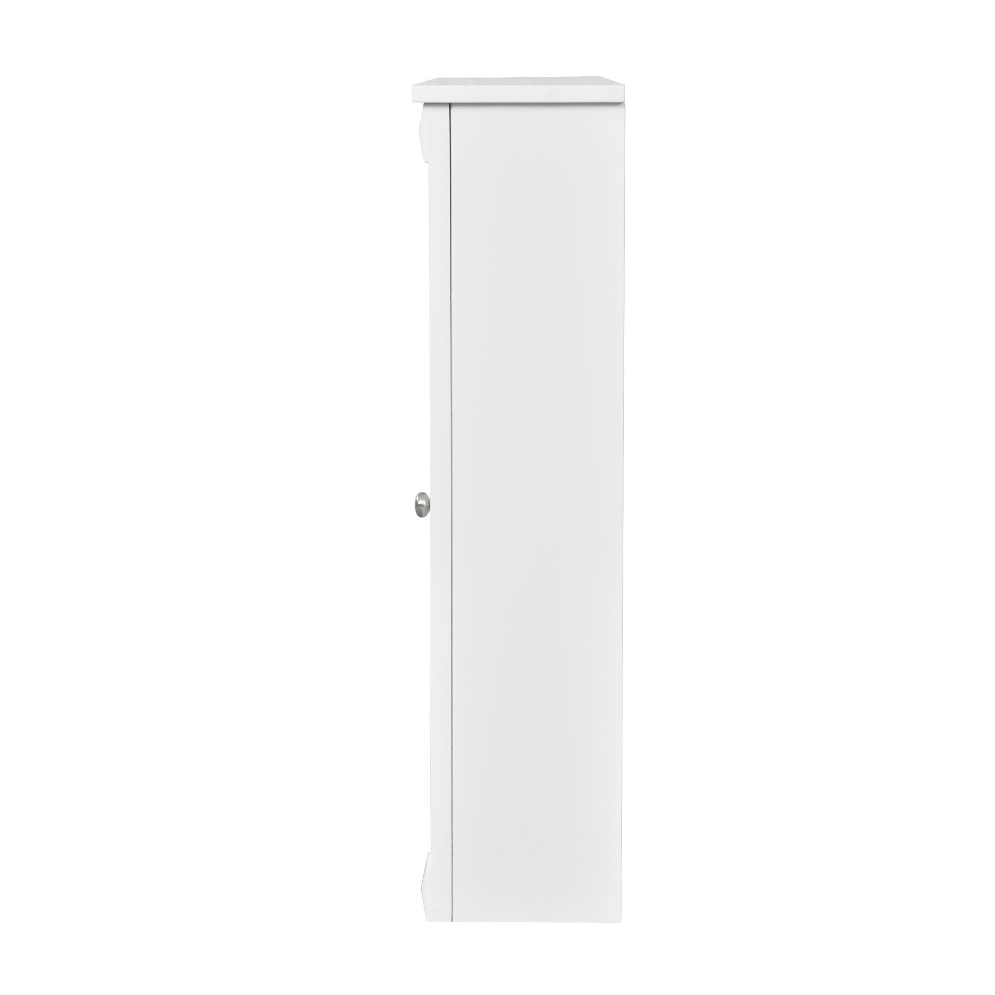 Wall-Mounted Bathroom Cabinet With Mirror And Adjustable Shelves