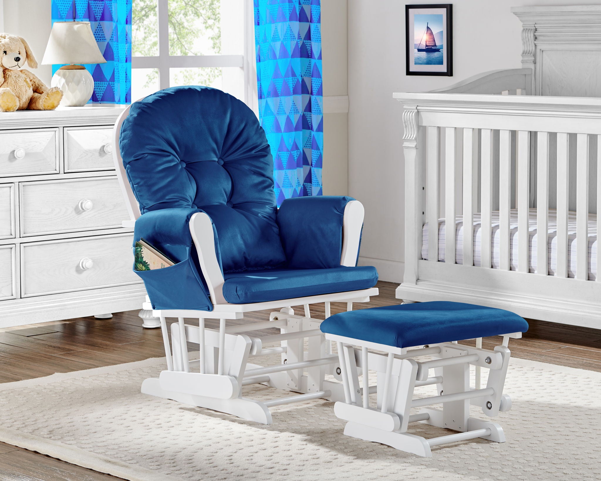 Mason - Comfortable Glider And Ottoman