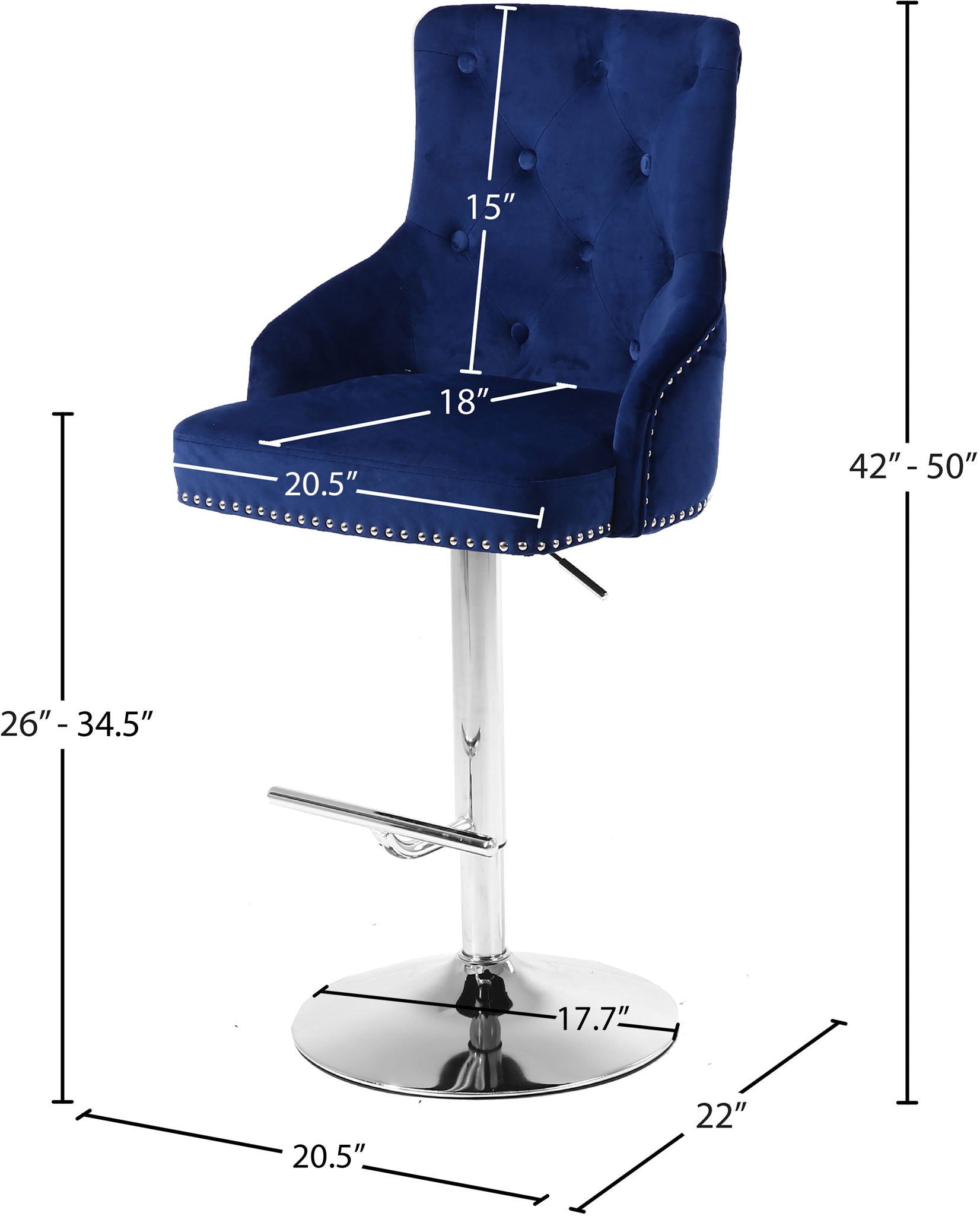 Claude - Adjustable Stool Swivel