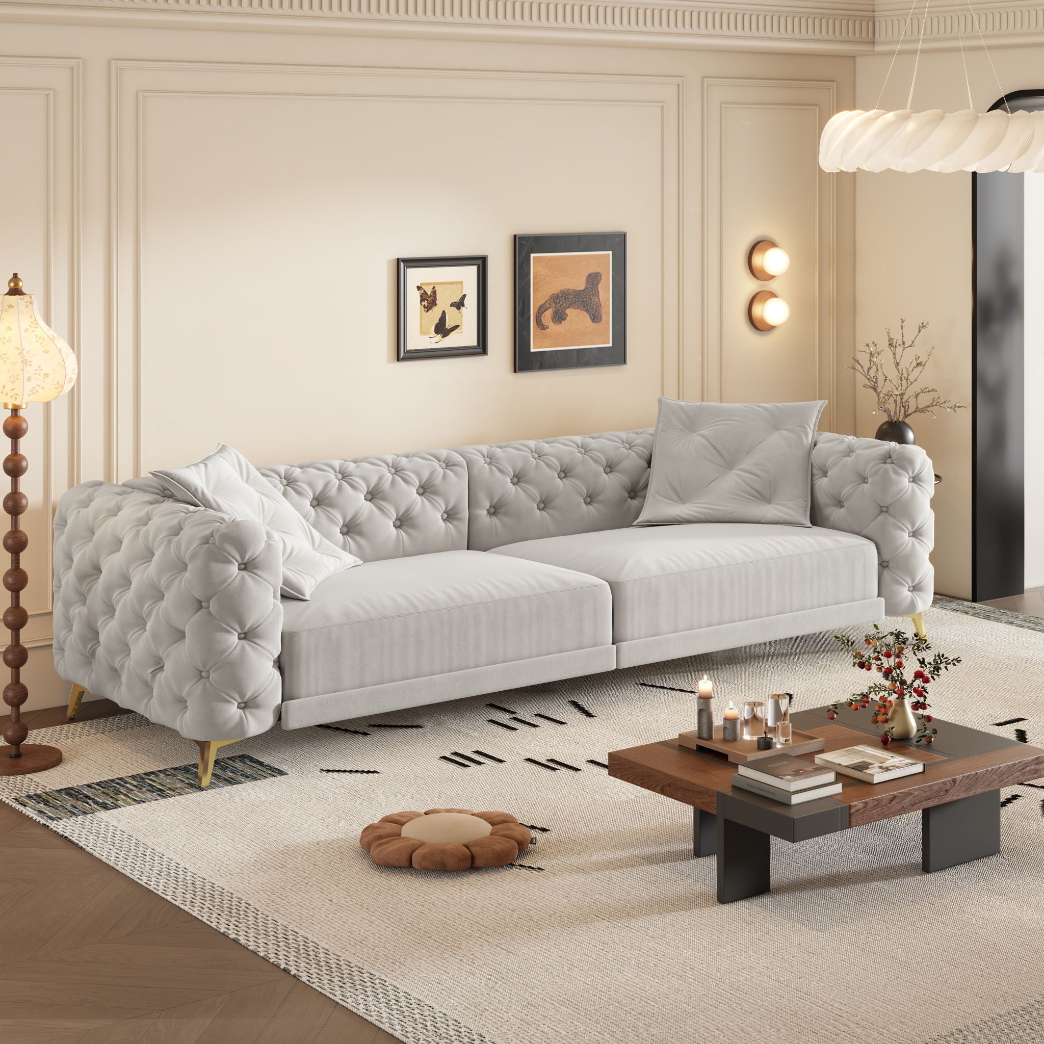 3-In-1 Convertible Sleeper Sofa