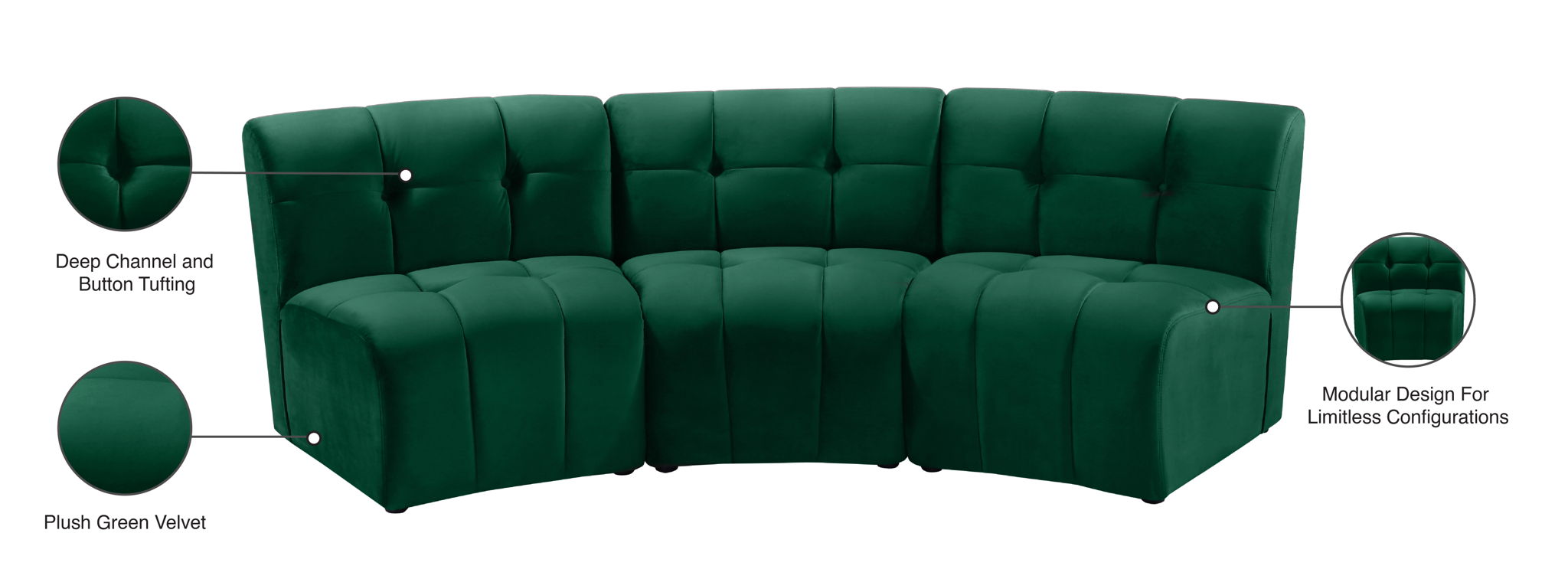 Limitless - 3 Pc. Modular Sectional
