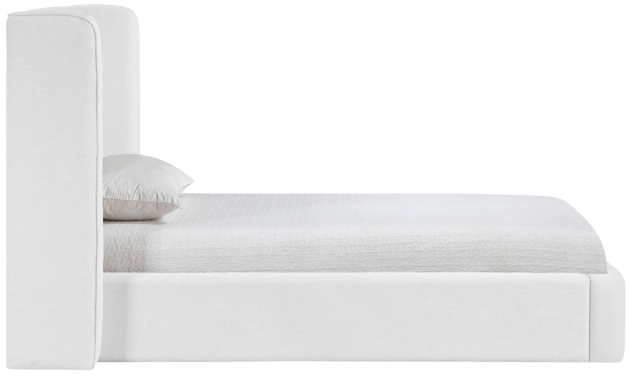 Kendall - Linen Textured Fabric Upholstered Bed