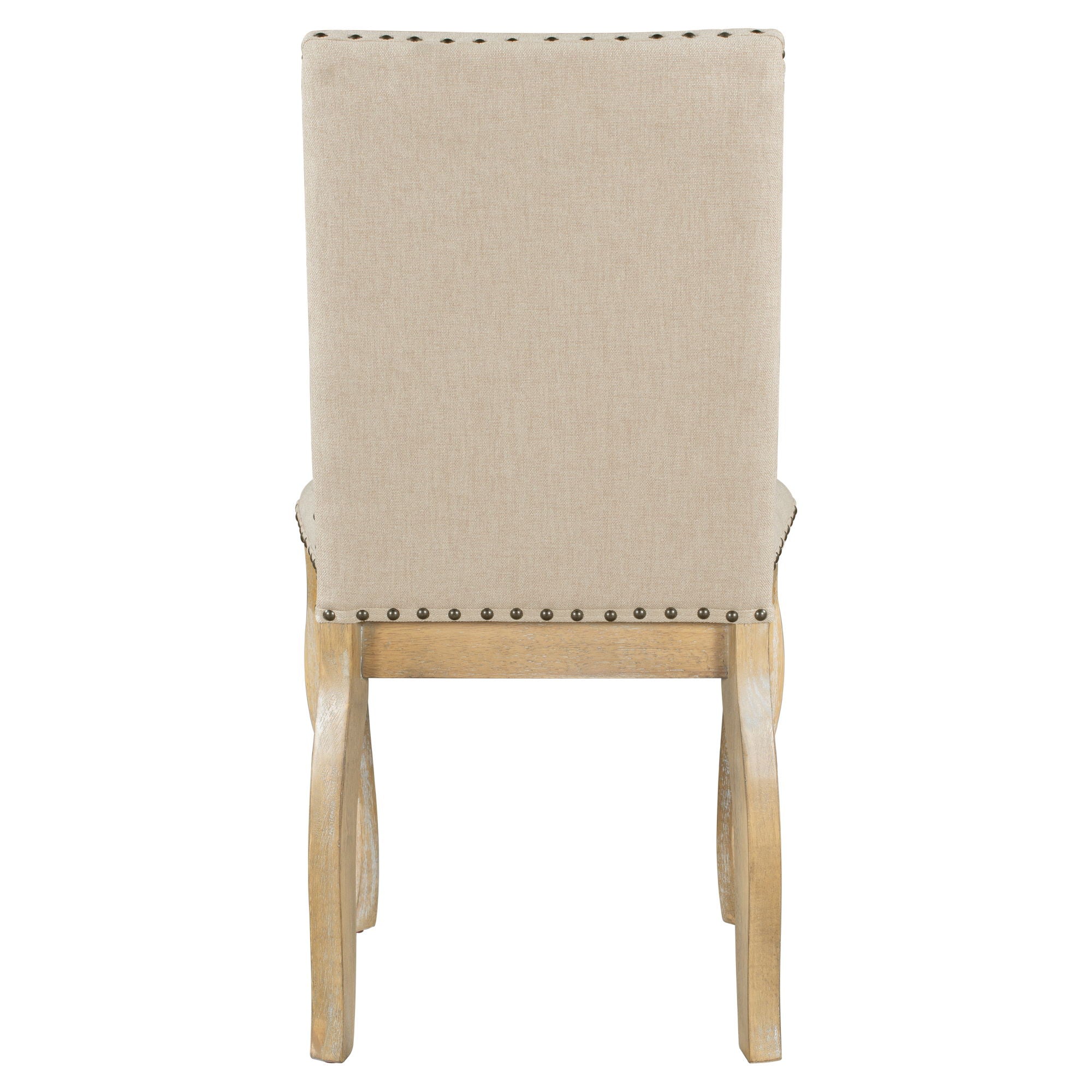 Upholstered Dining Chairs With Nailhead (Set of 2)