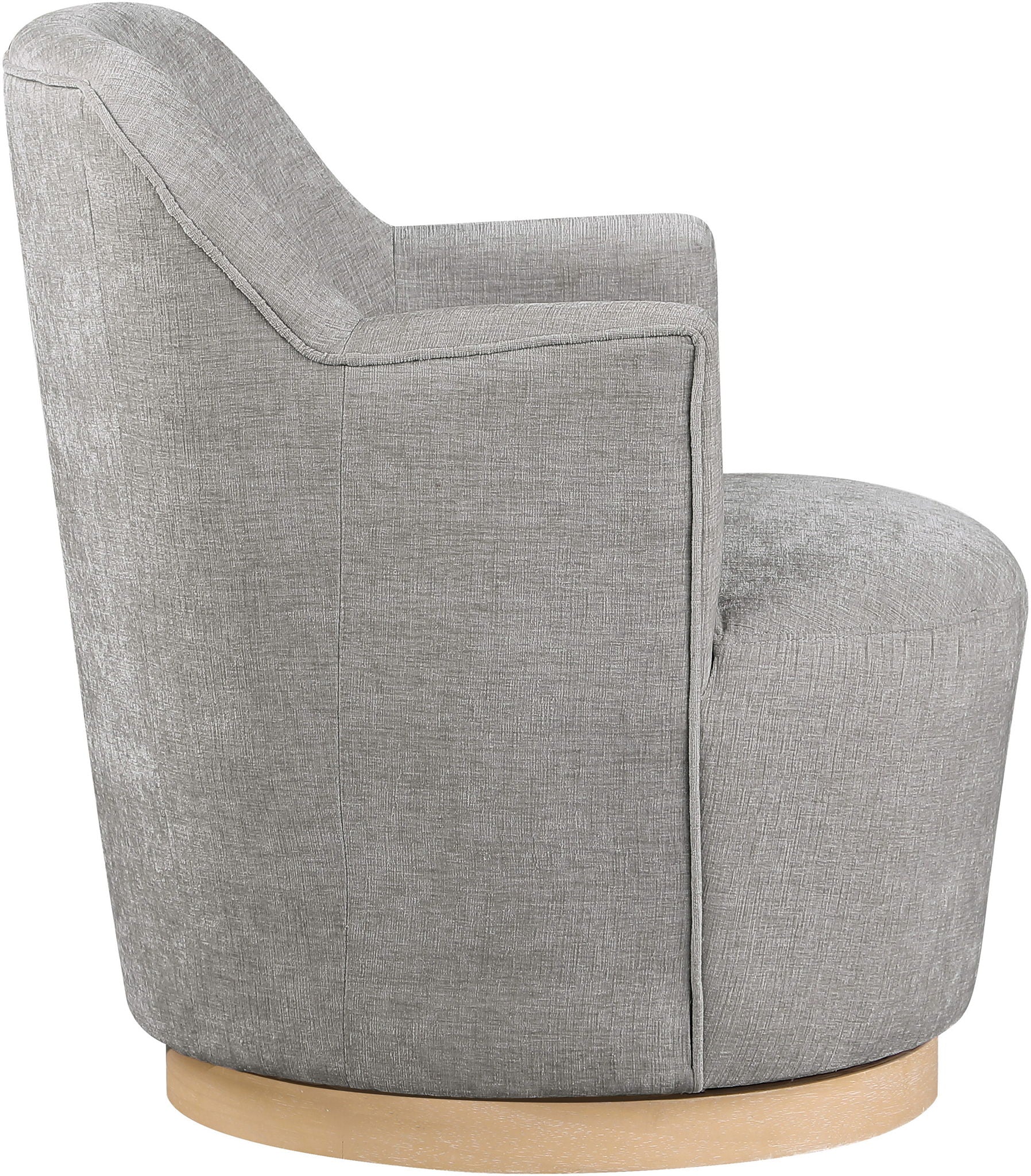 Clarita - Chenille Swivel Accent Chair