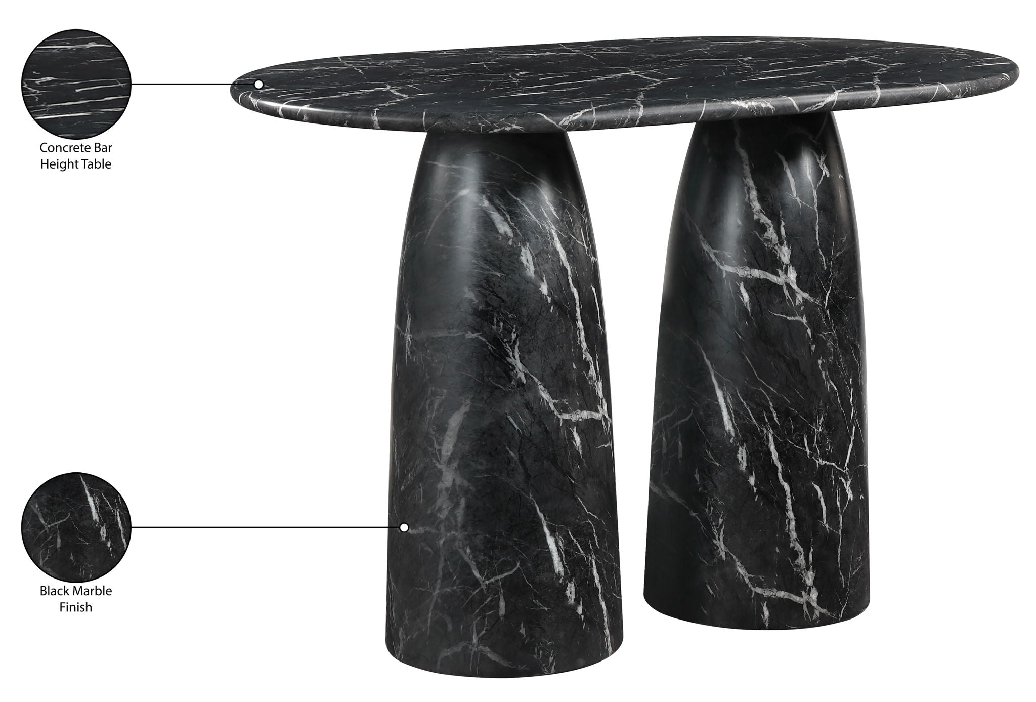 Cosenza - Concrete Indoor / Outdoor Table