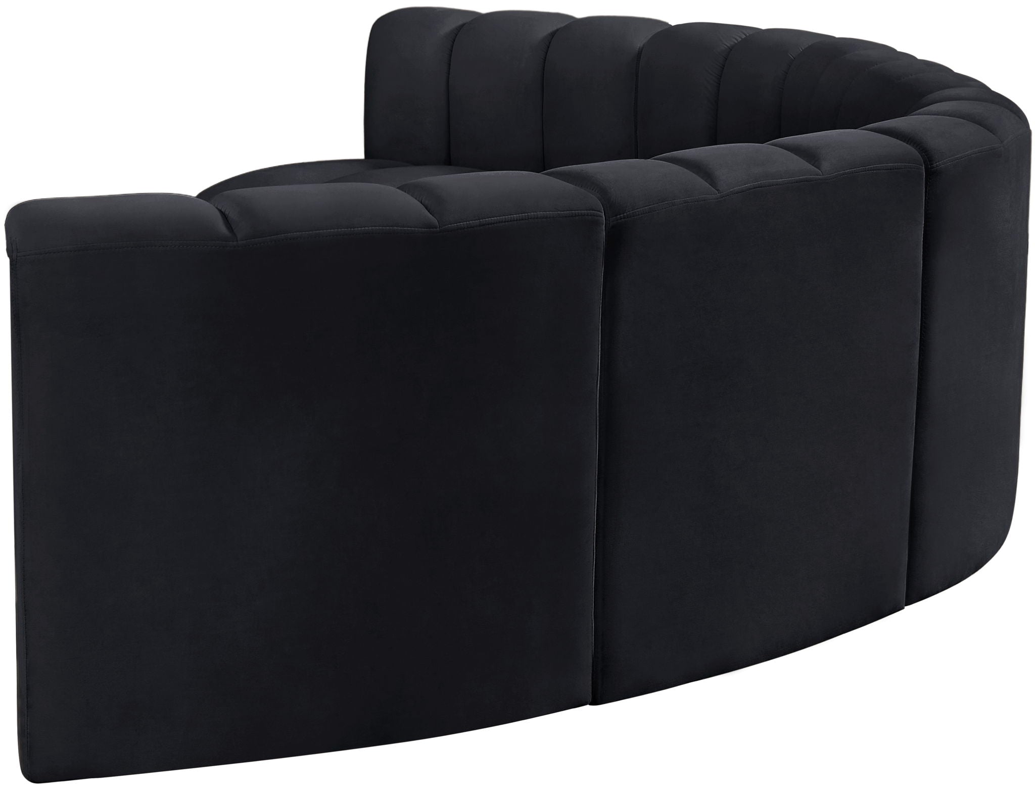 Arc - Velvet 6 Piece U-Shaped Modular Sofa