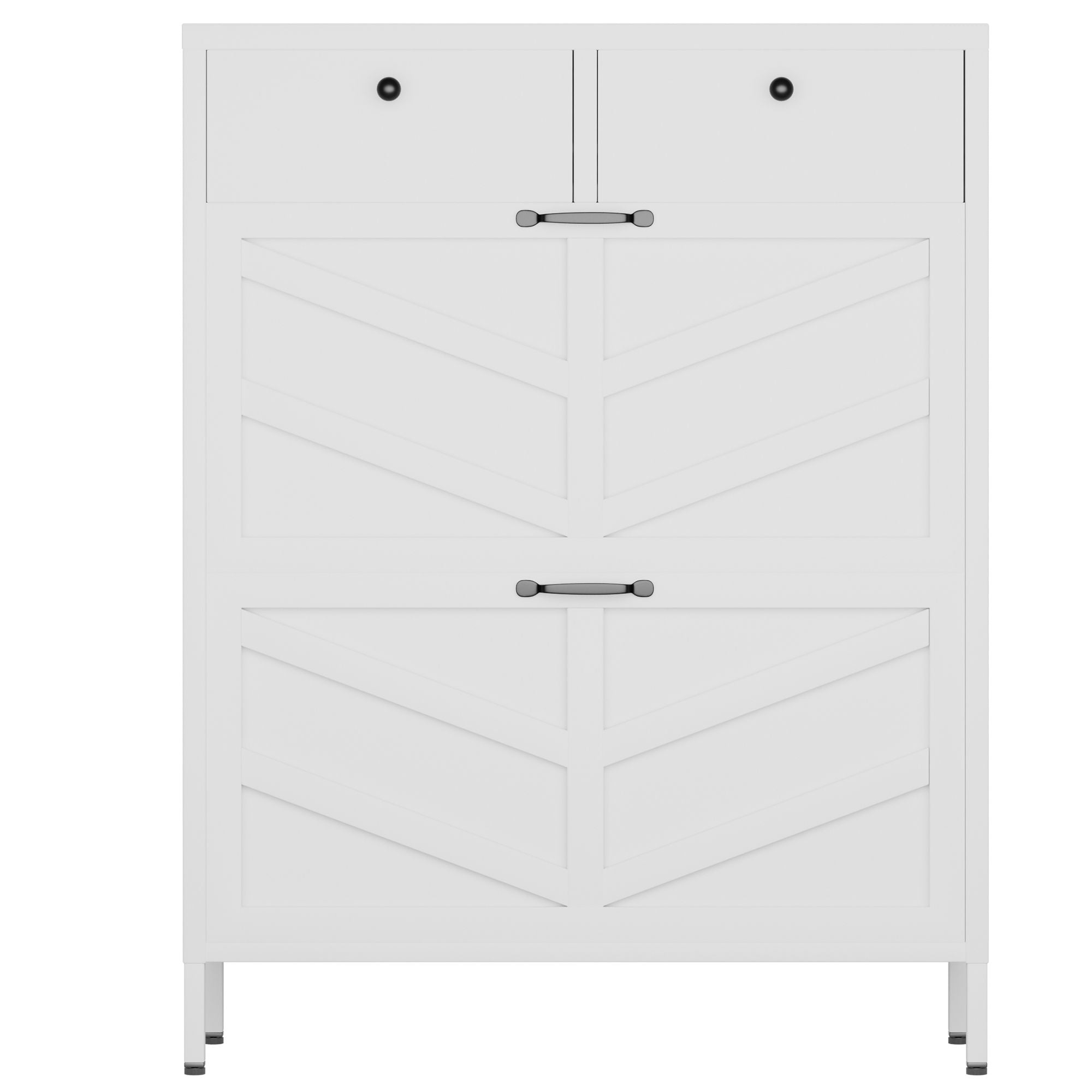 Shoe Cabinet With Flip Drawers