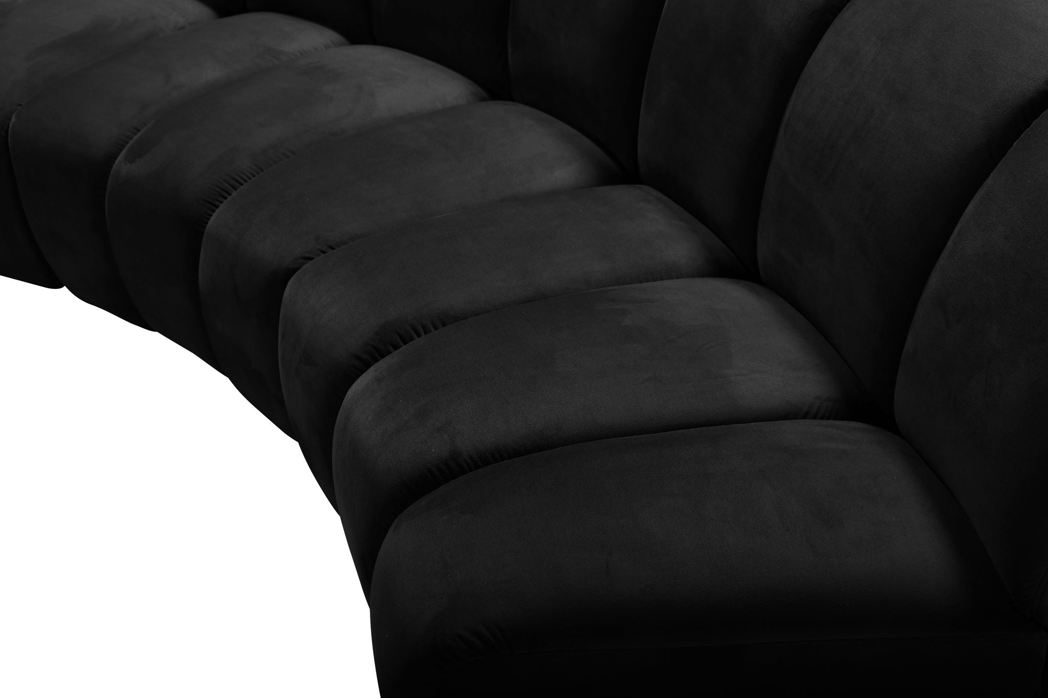 Infinity - 11 Piece Velvet Modular Sectional