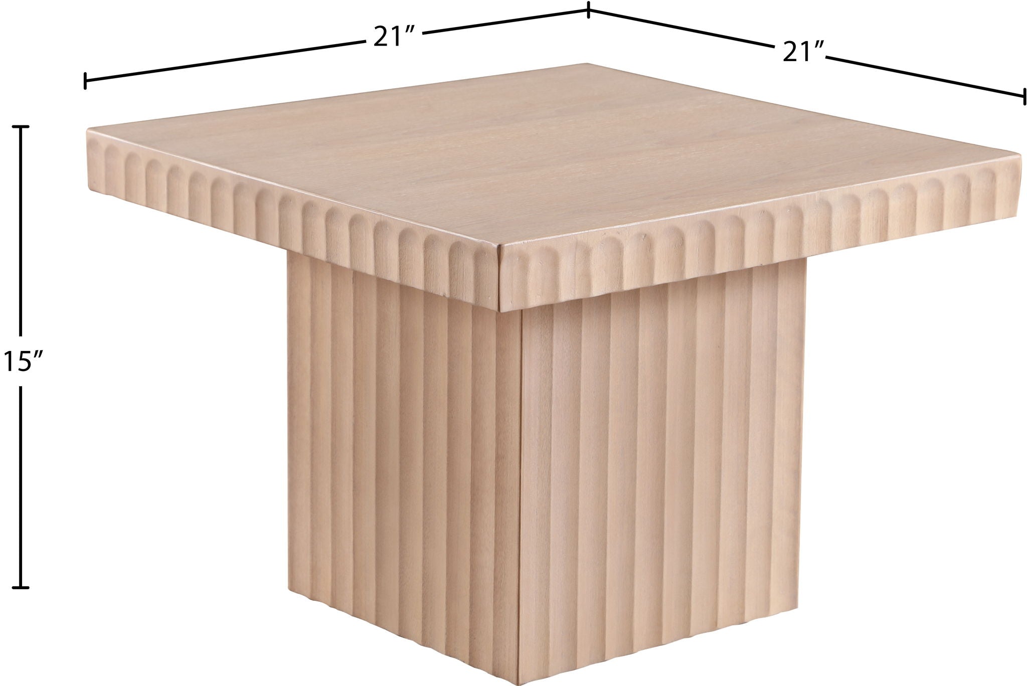 Spencer - 15" Oak Veneer Coffee Table