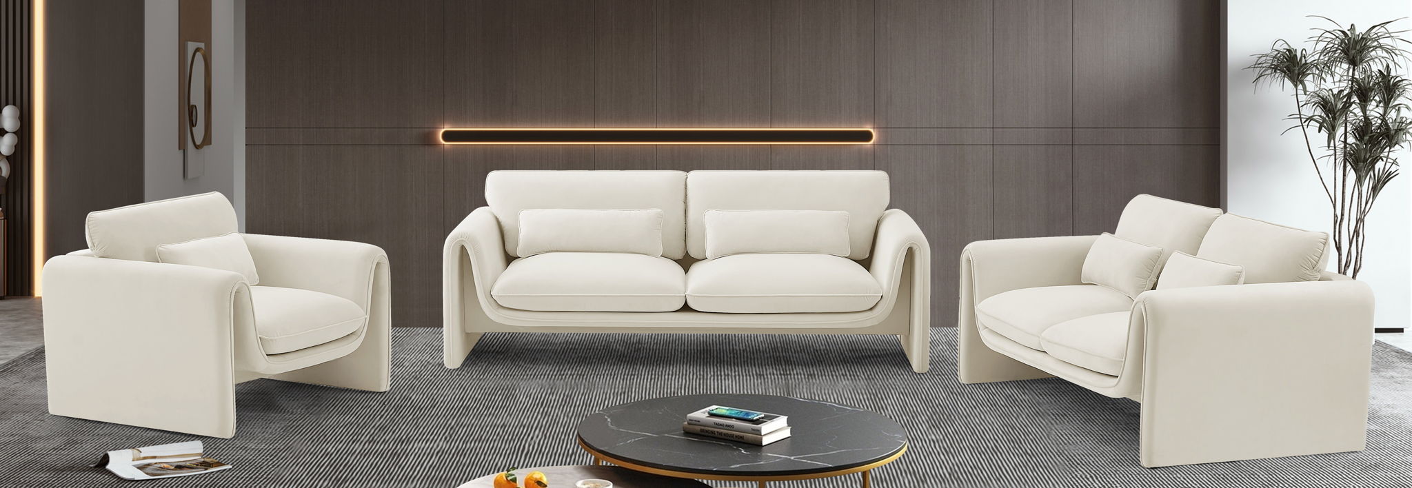 Sloan - Velvet Loveseat