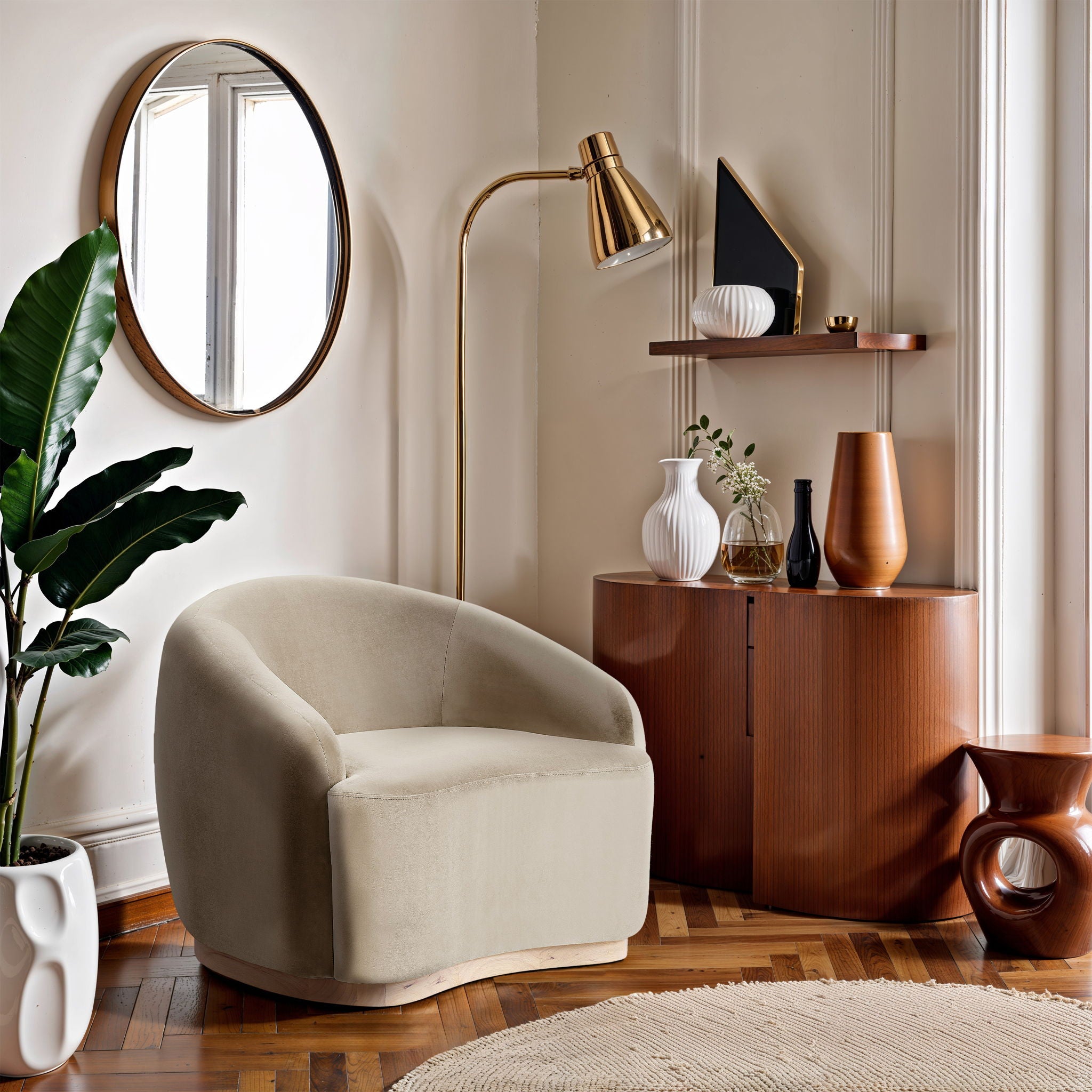 Gustavo - Velvet Upholstered Chair