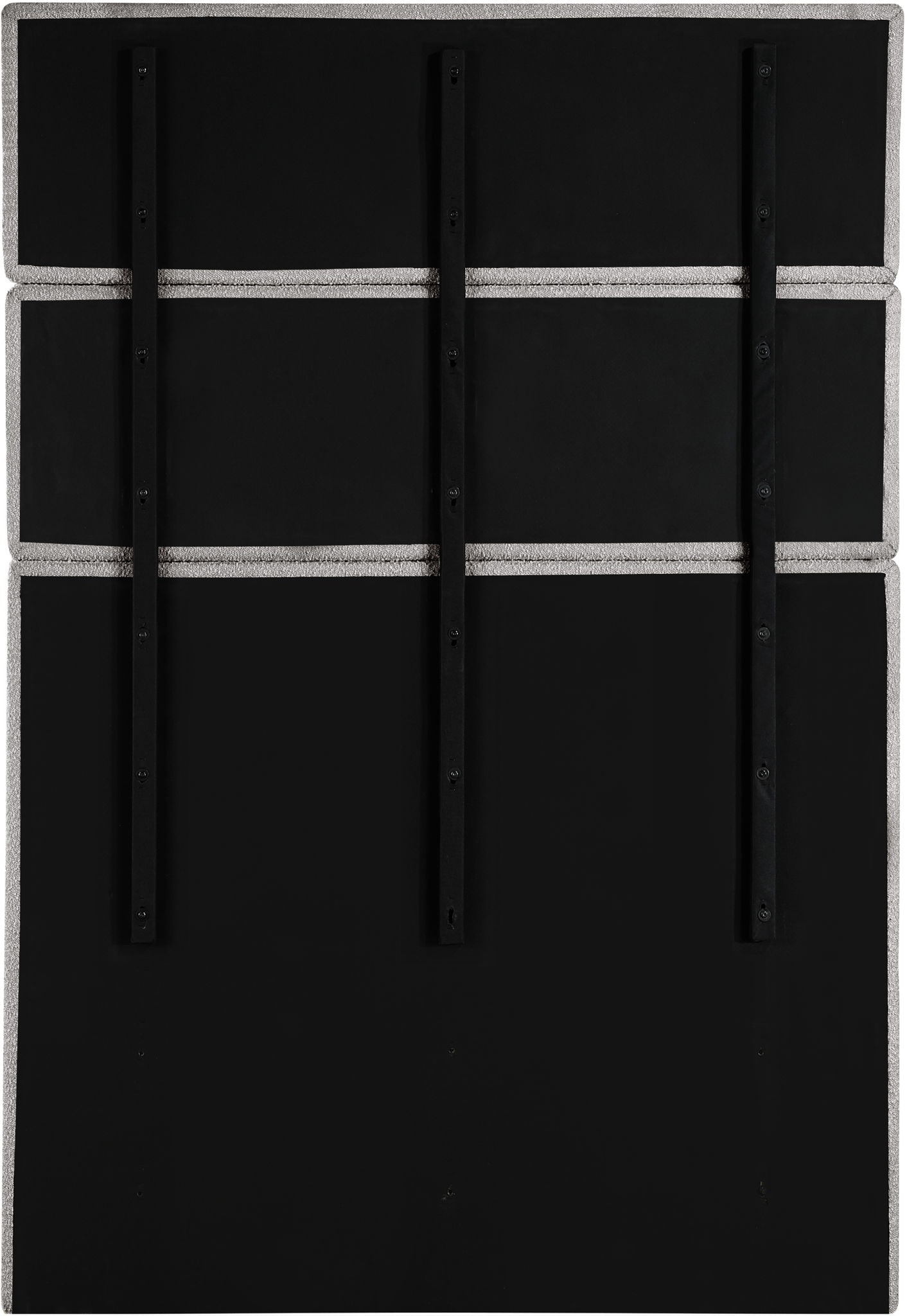 Adam - Boucle Fabric Bed With 89" Headboard