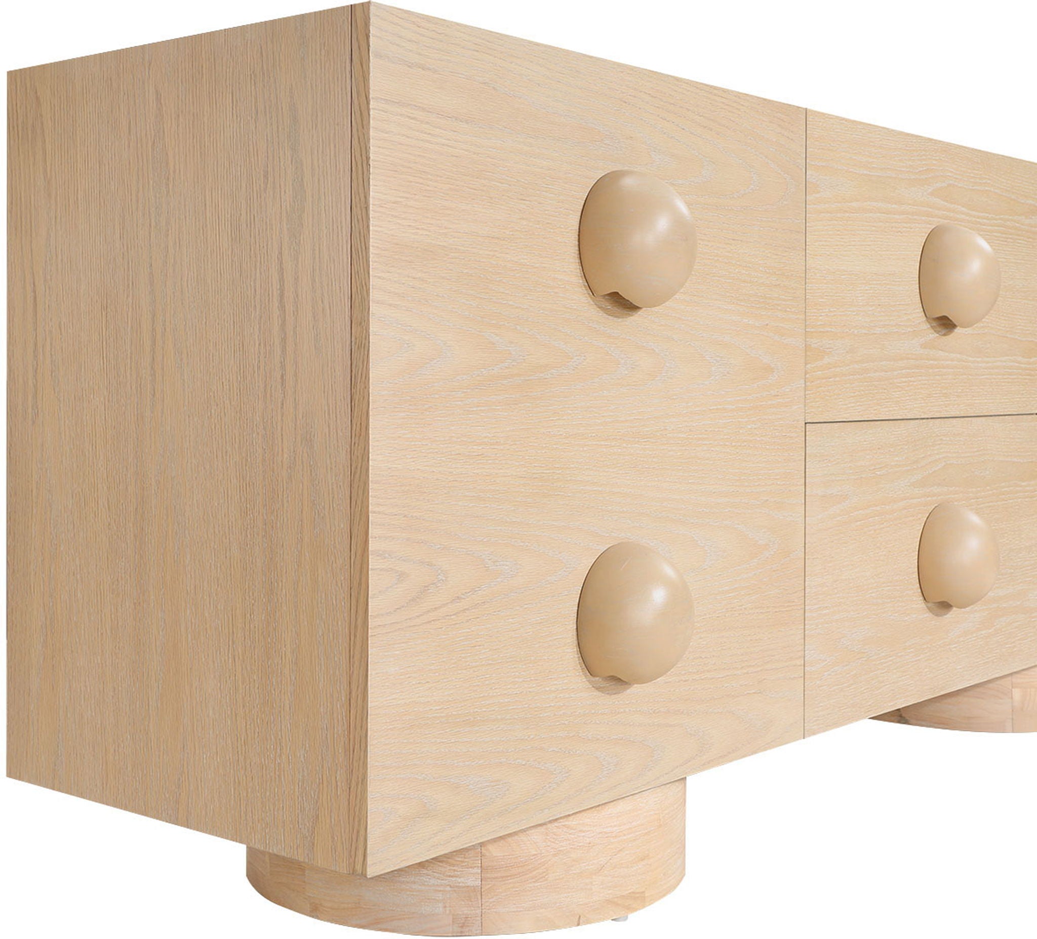 Bubble - Rubberwood with Oak Veneer Sideboard / Buffet