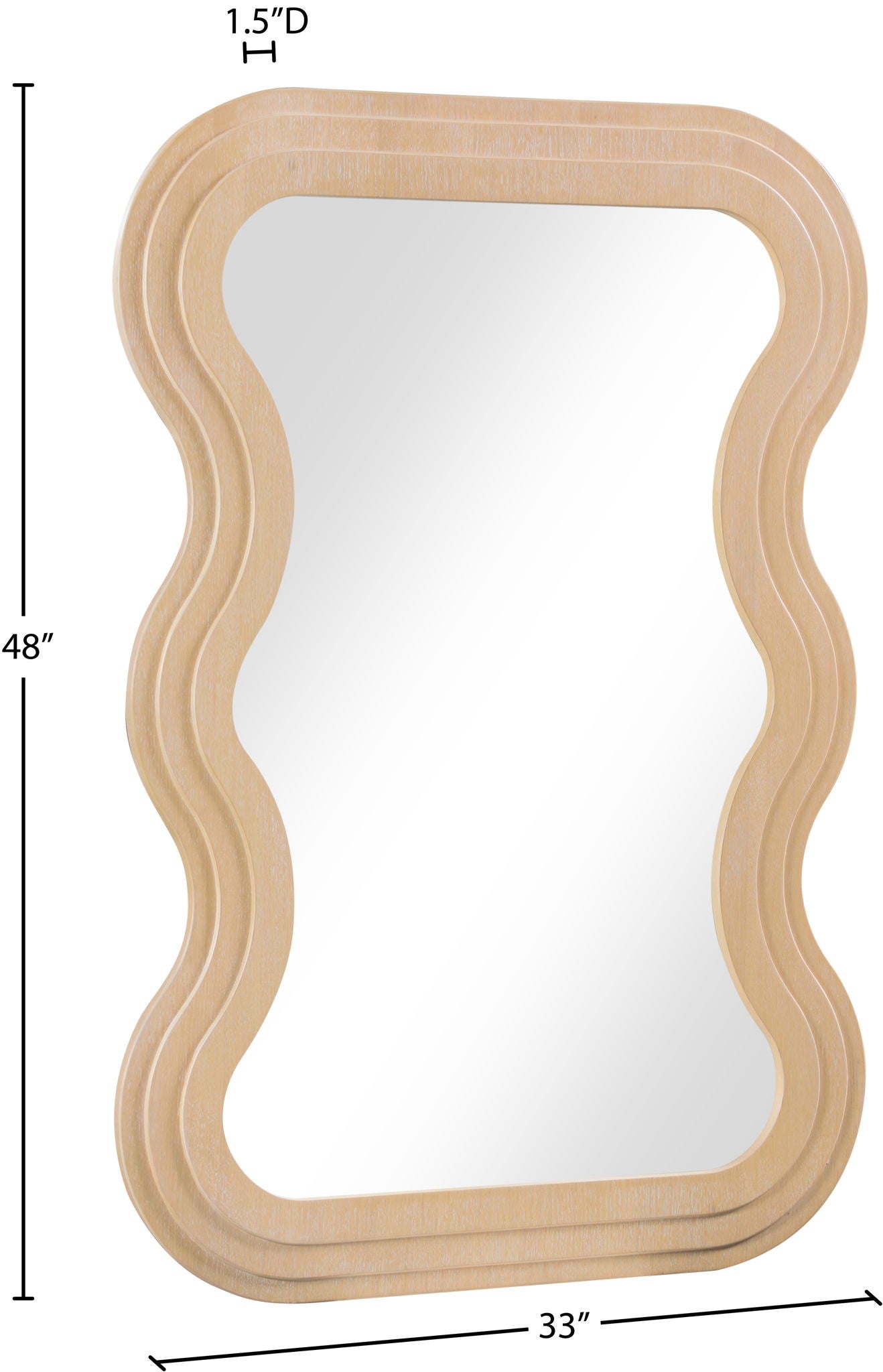 Bellagio - Oak Veneer Mirror