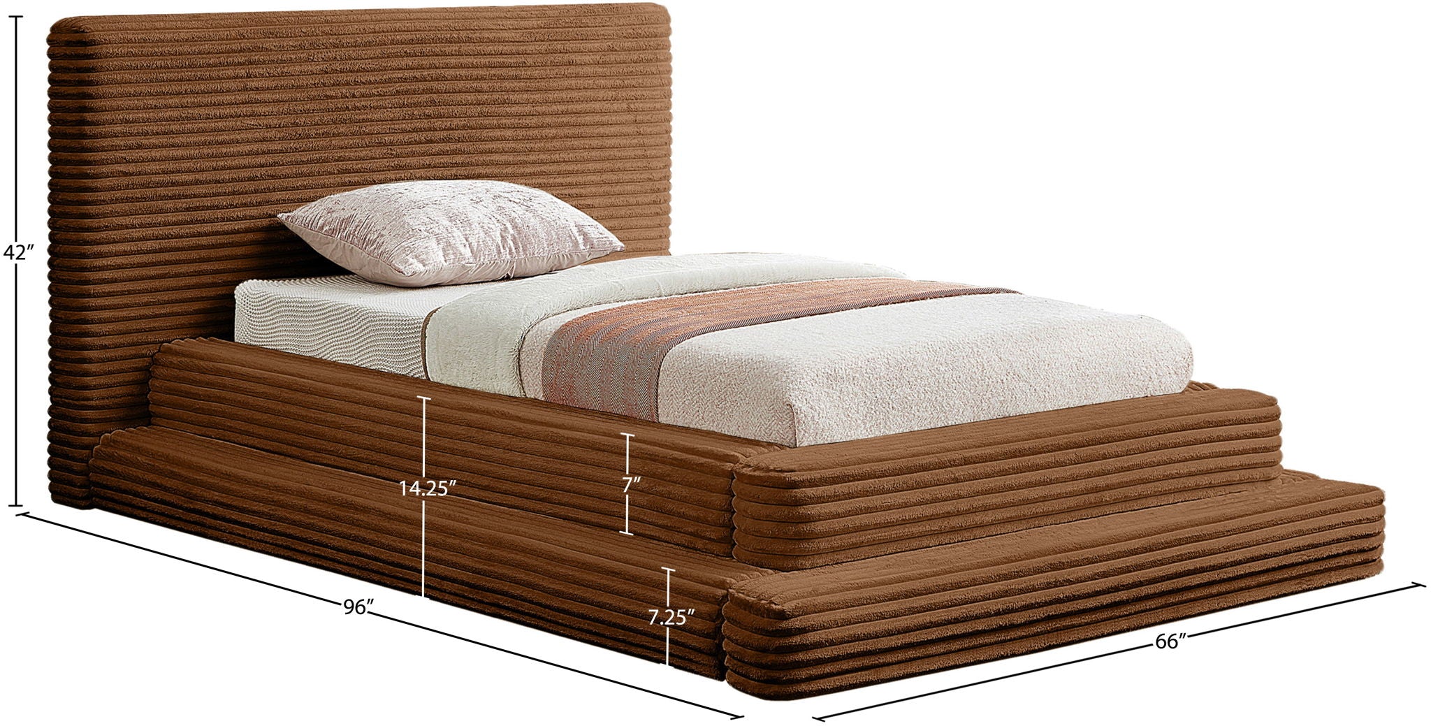 Drew - Fabric Upholstered Bed