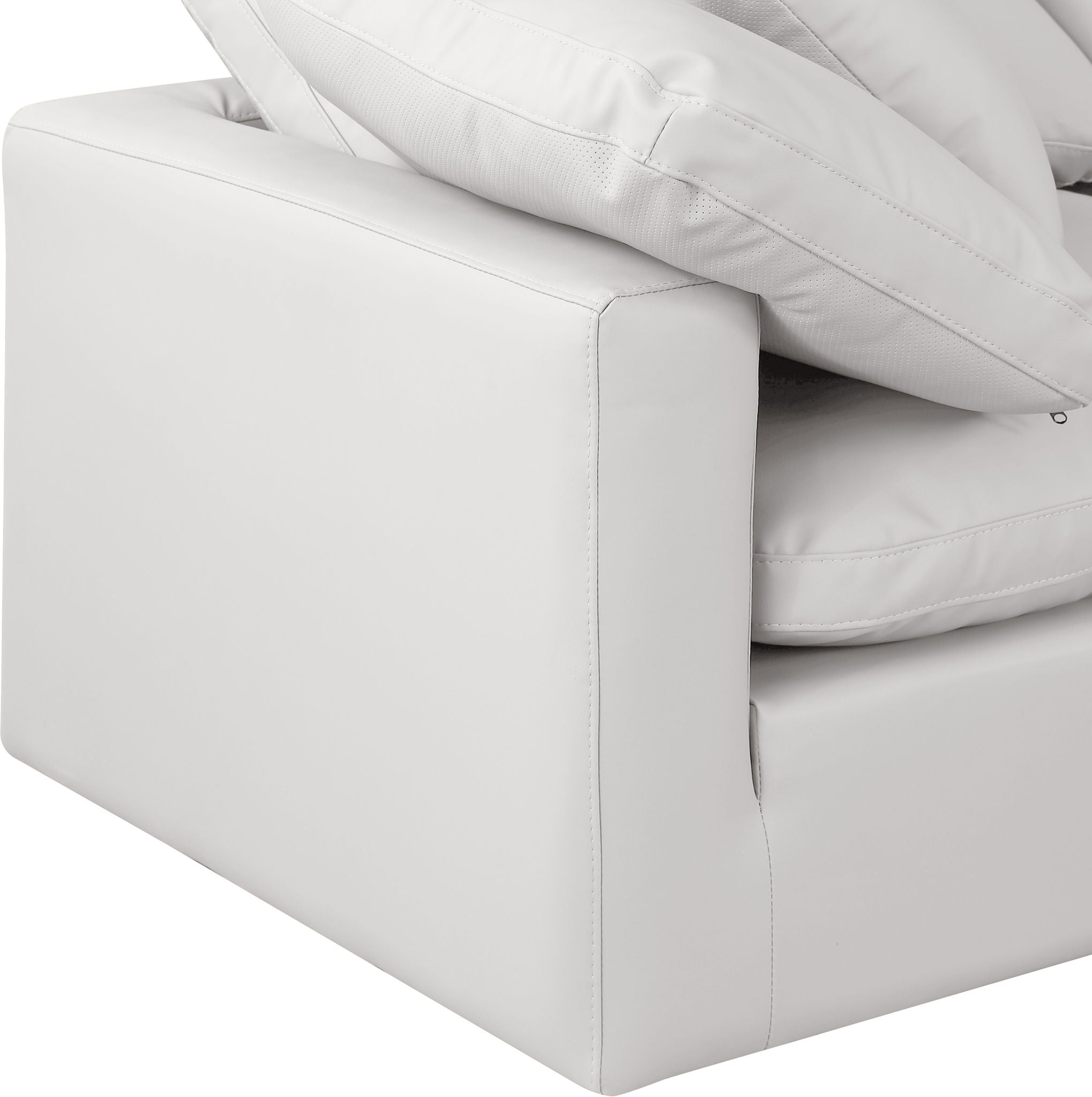 Indulge - Faux Leather 8 Piece Modular Sectional