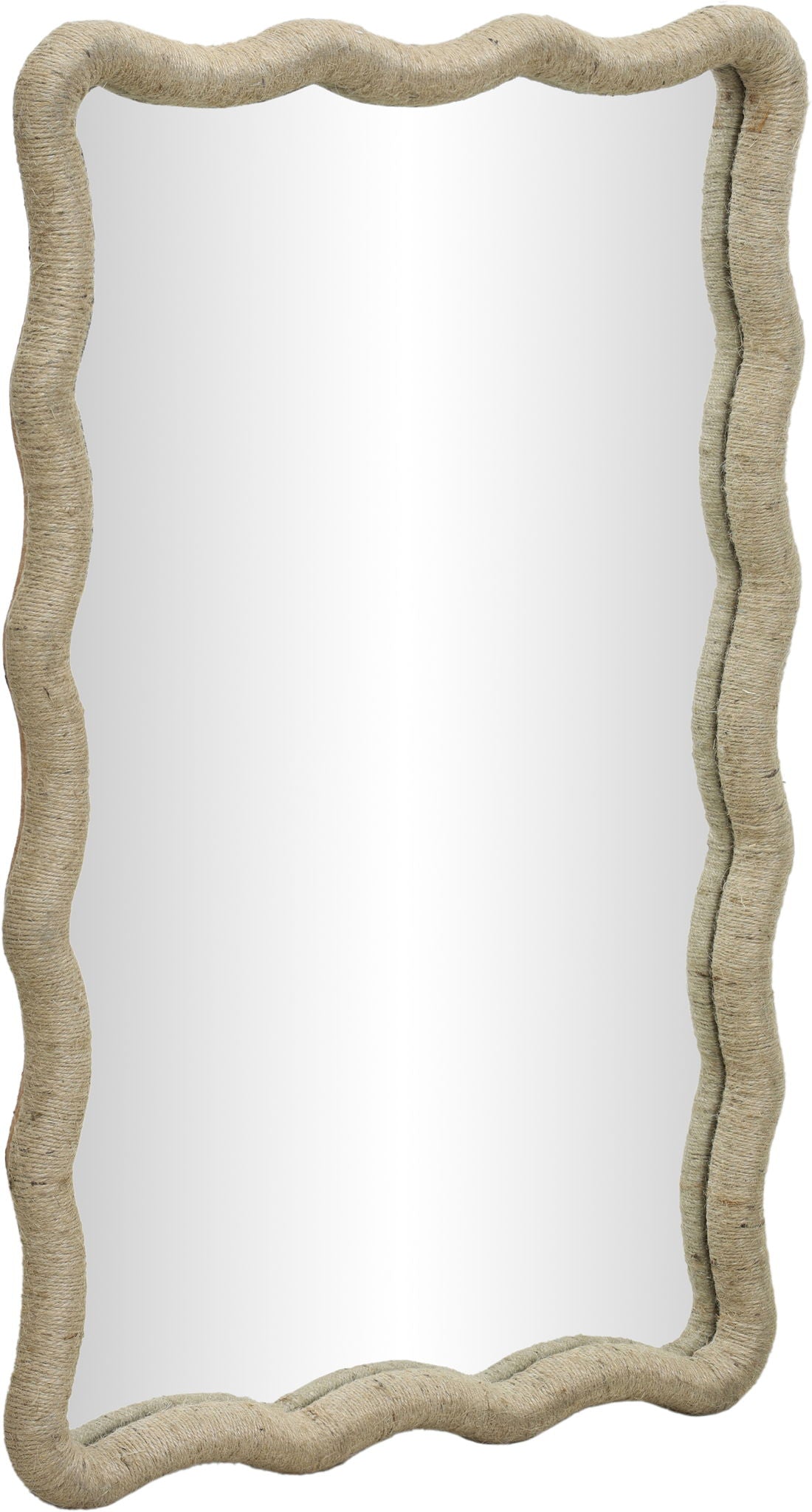 Meadow - Jute Rope Framed Mirror - Natural