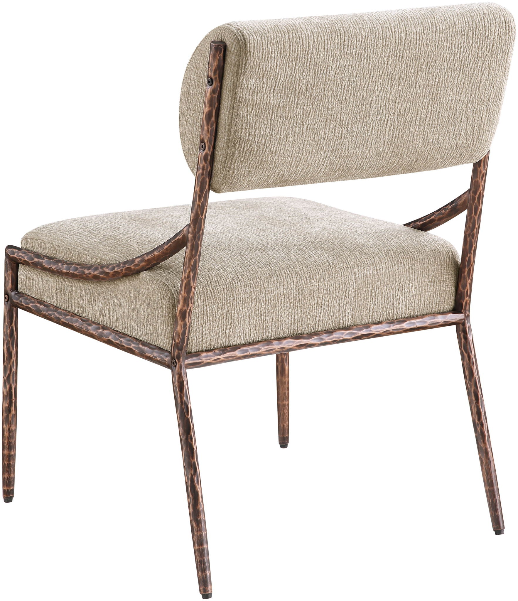 Bastille - Upholstered Dining Side Chair (Set of 2) - Bronze Frame