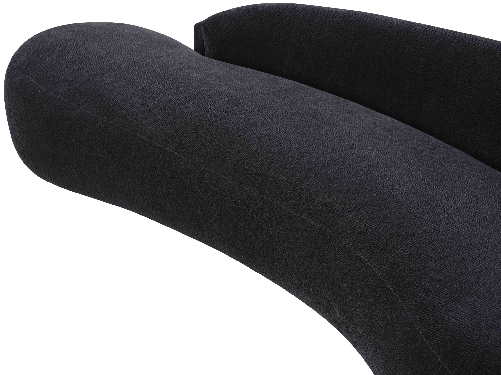 Caspian - Chenille Fabric Upholstered Loveseat