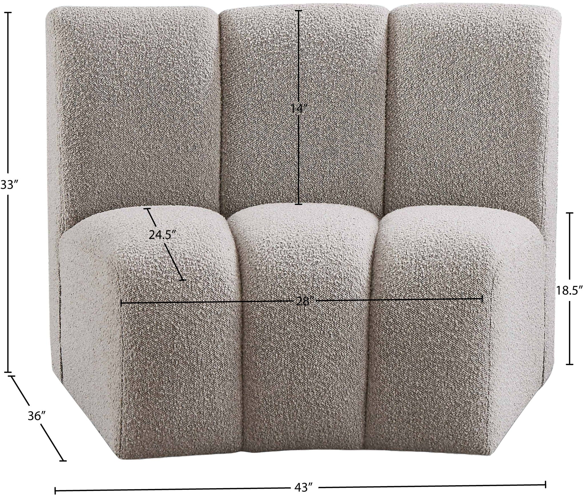 Infinity - Boucle Modular Chair