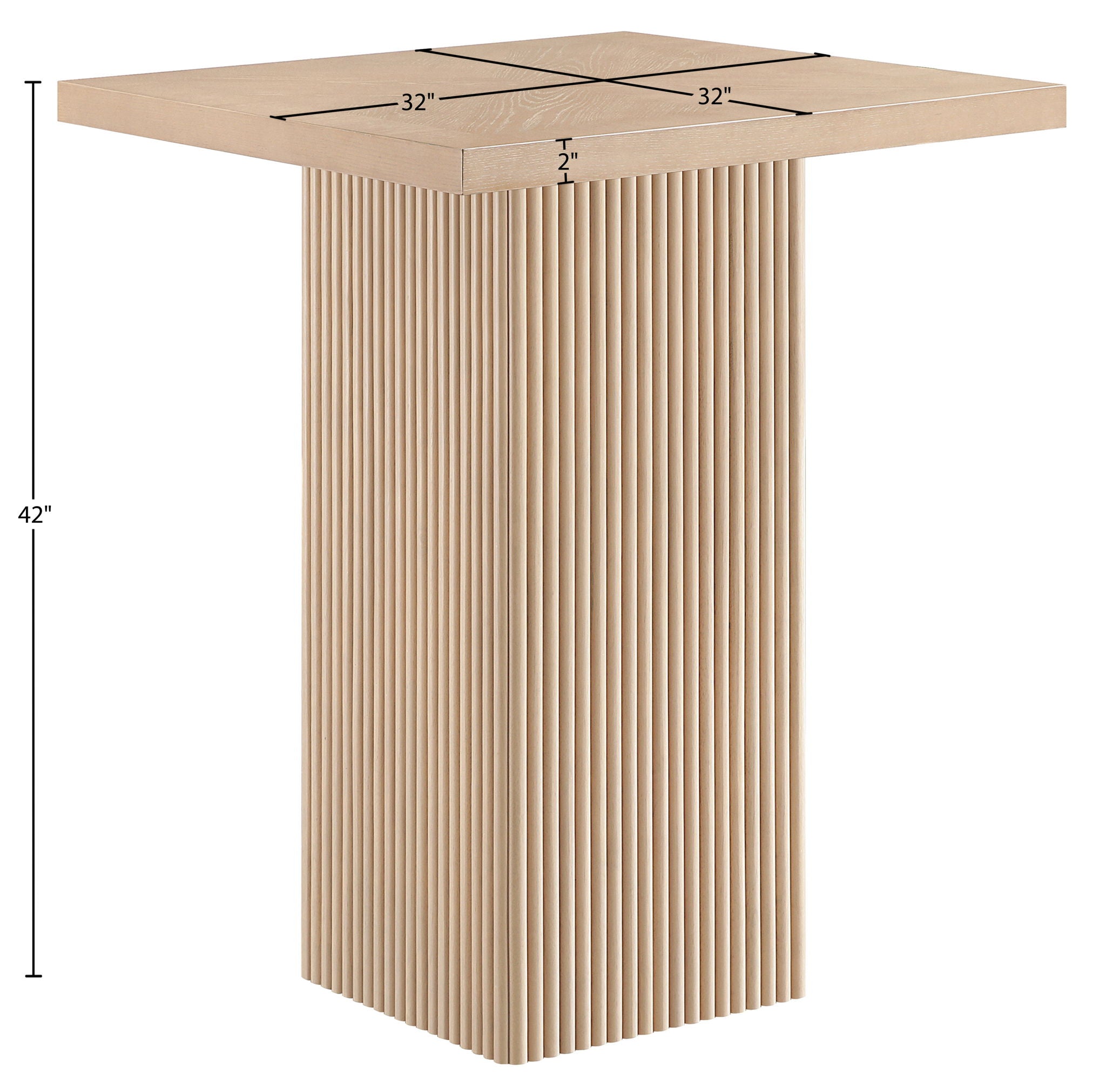 Belinda - Oak Veneer And Solid Wood Table