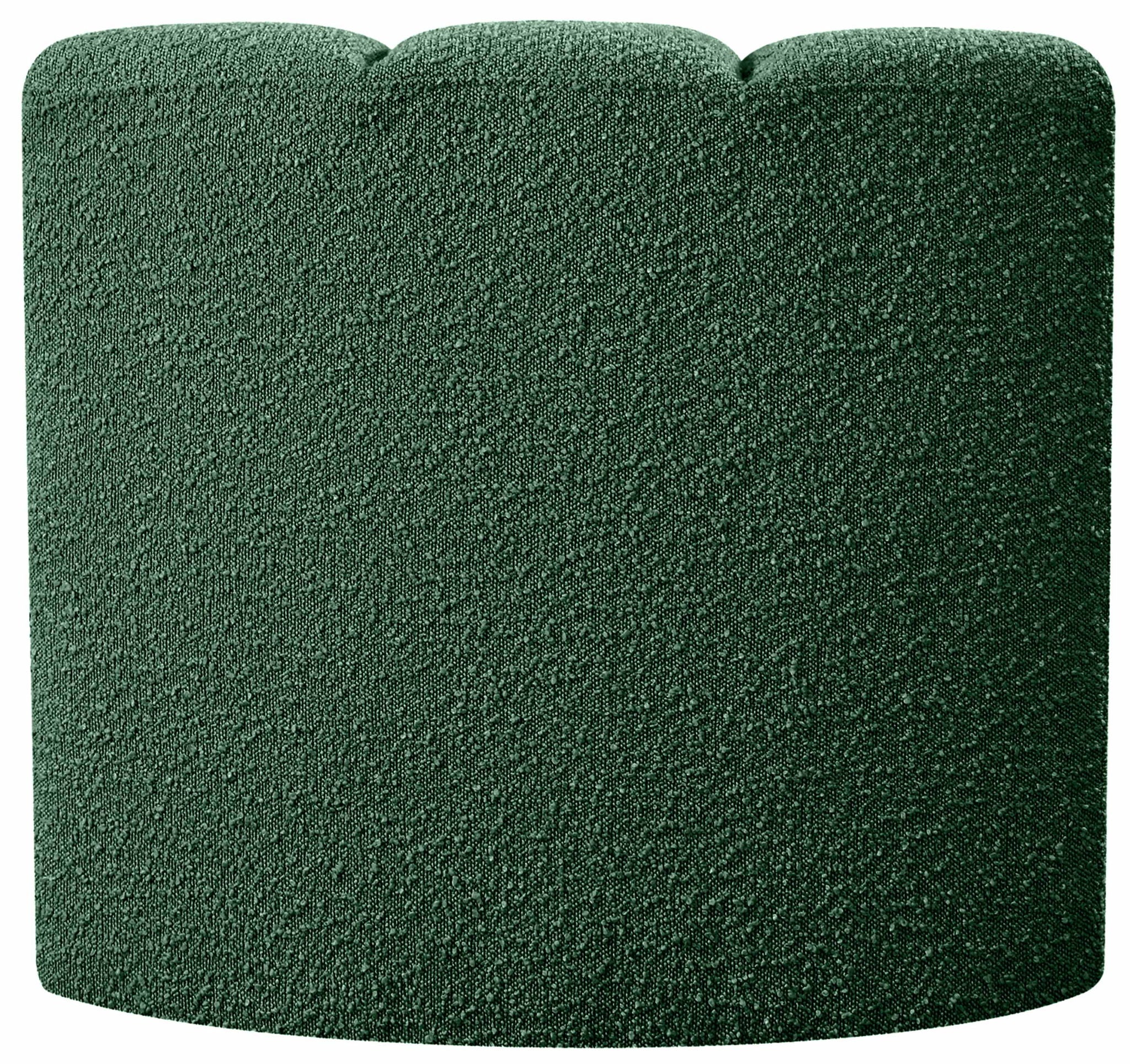 Arc - Boucle Fabric Curved Corner Chair