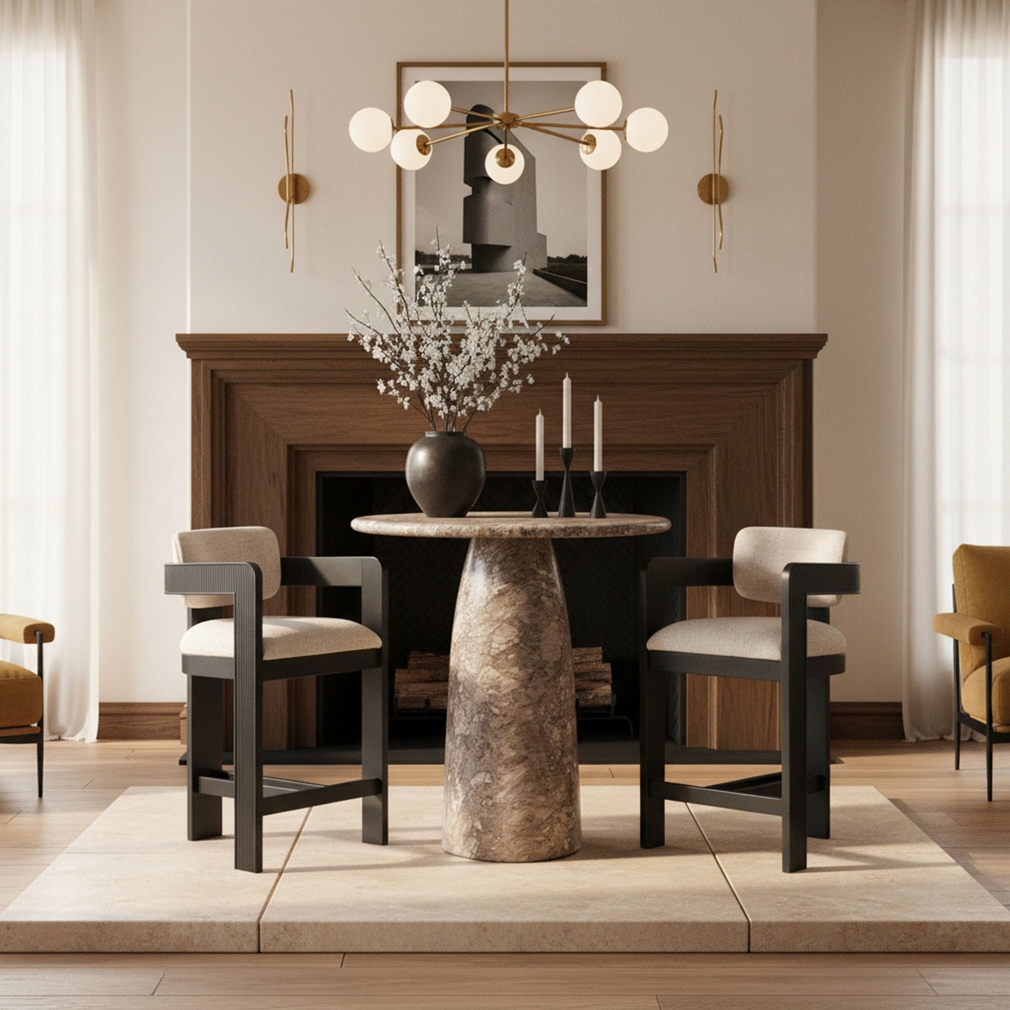 Cosenza - Concrete Indoor / Outdoor Counter Height Table