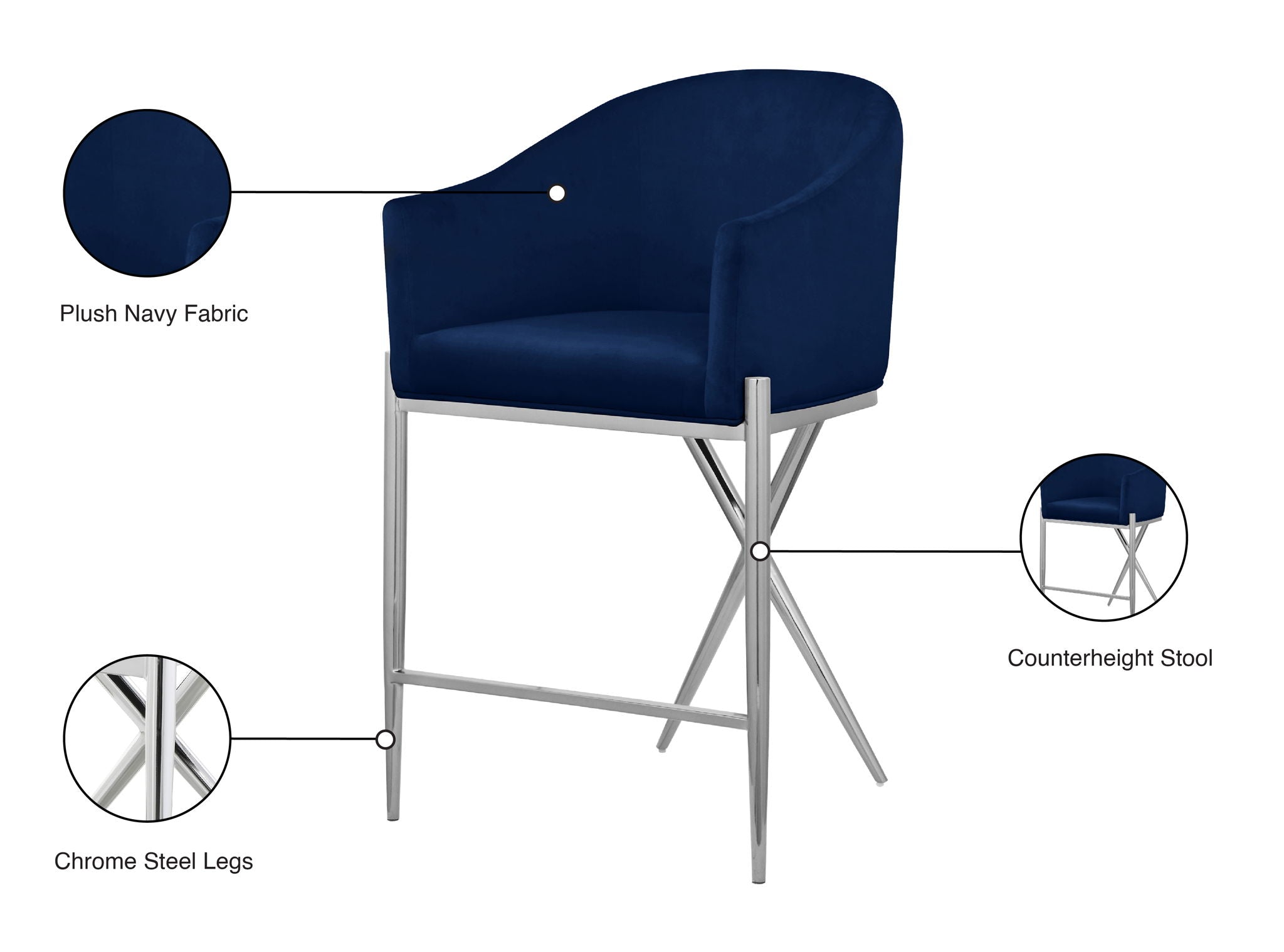 Xavier - Counter Stool