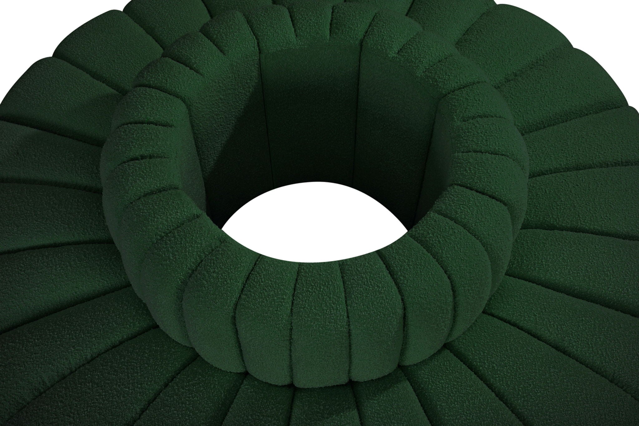 Arc - Boucle Fabric 8 Piece Round Modular Sofa