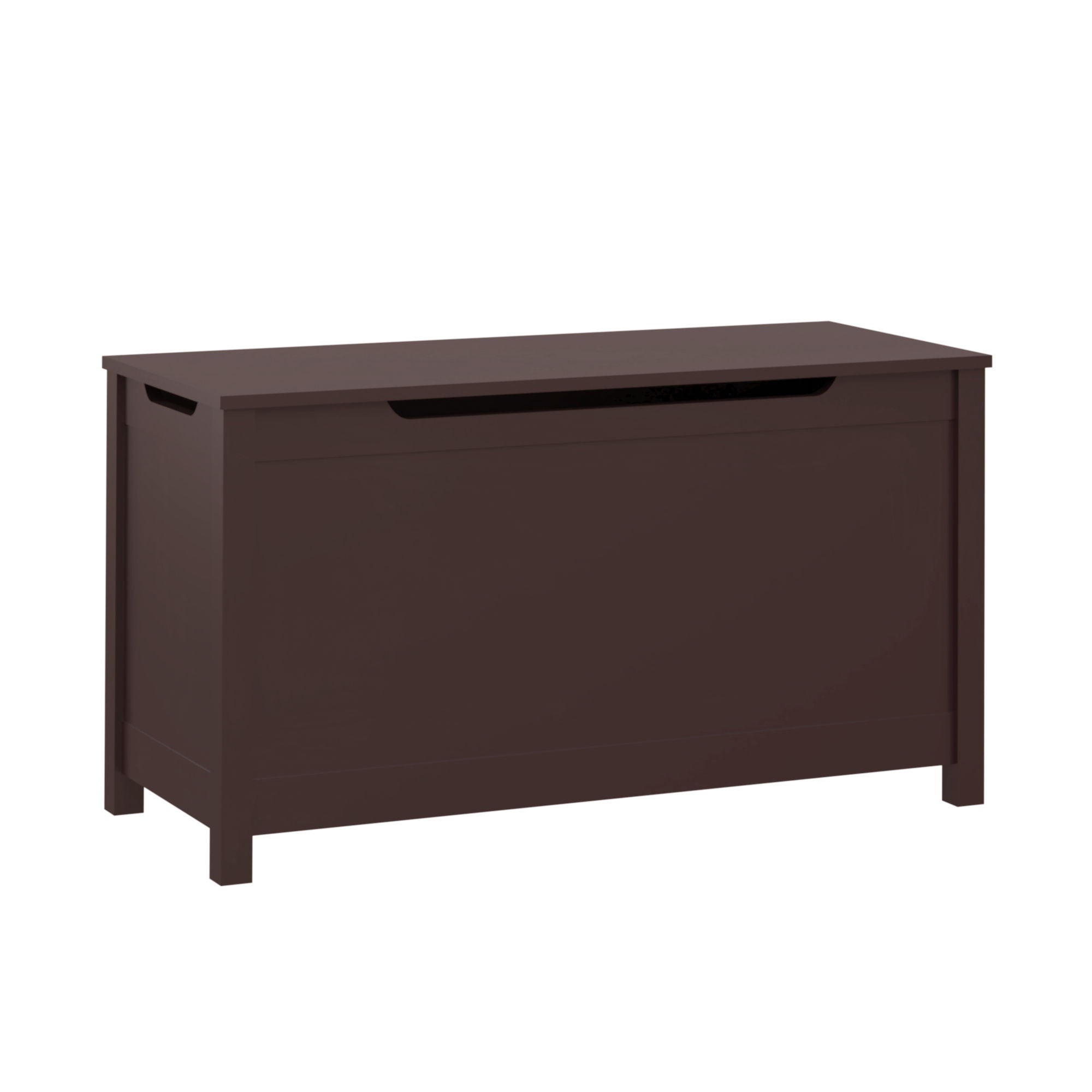 Toy Box Storage With Safety Hinged Lid
