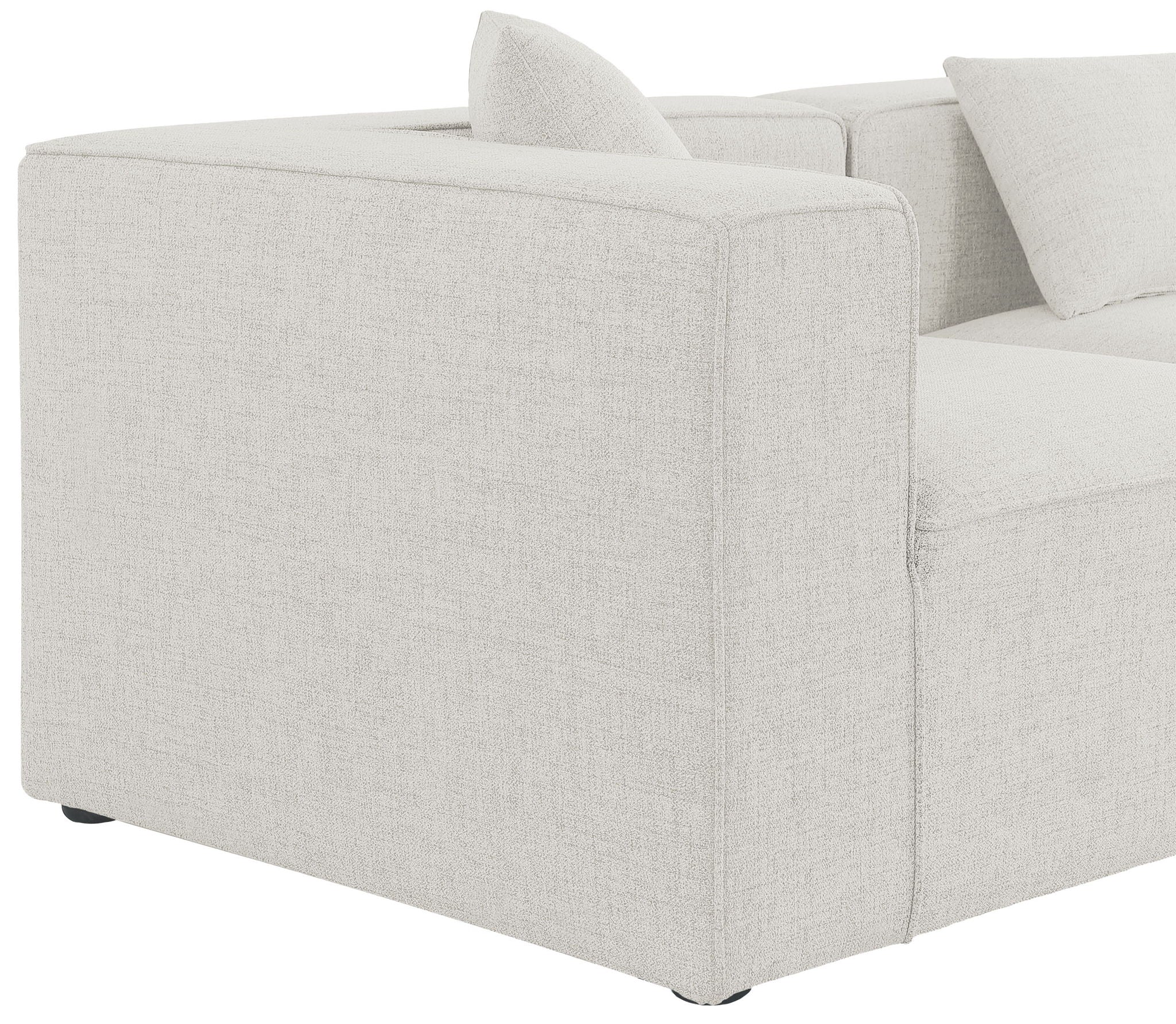 Cube - Linen Modular 2 Seat Sofa