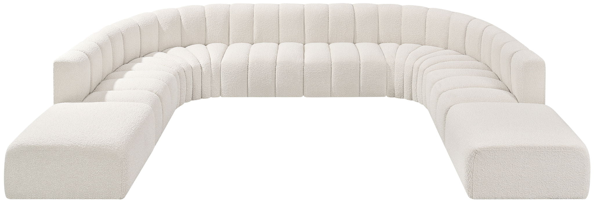 Arc - Boucle Fabric Modular Sectional