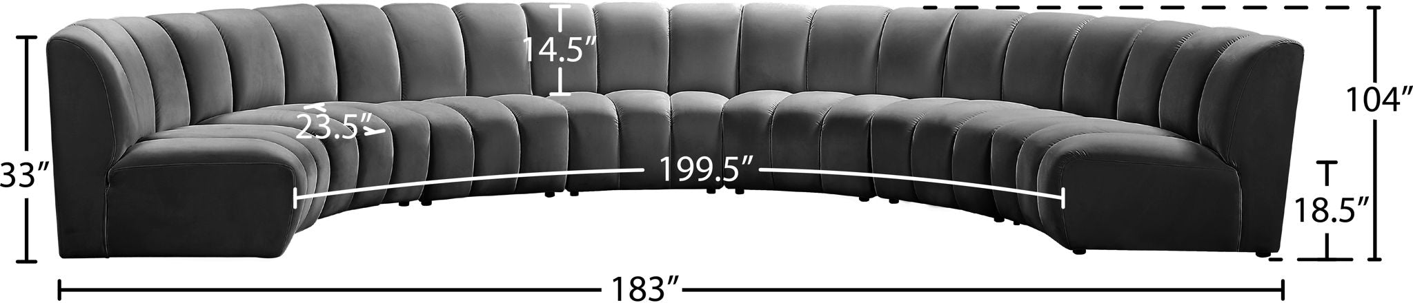 Infinity - 7 Piece Modular Sectional