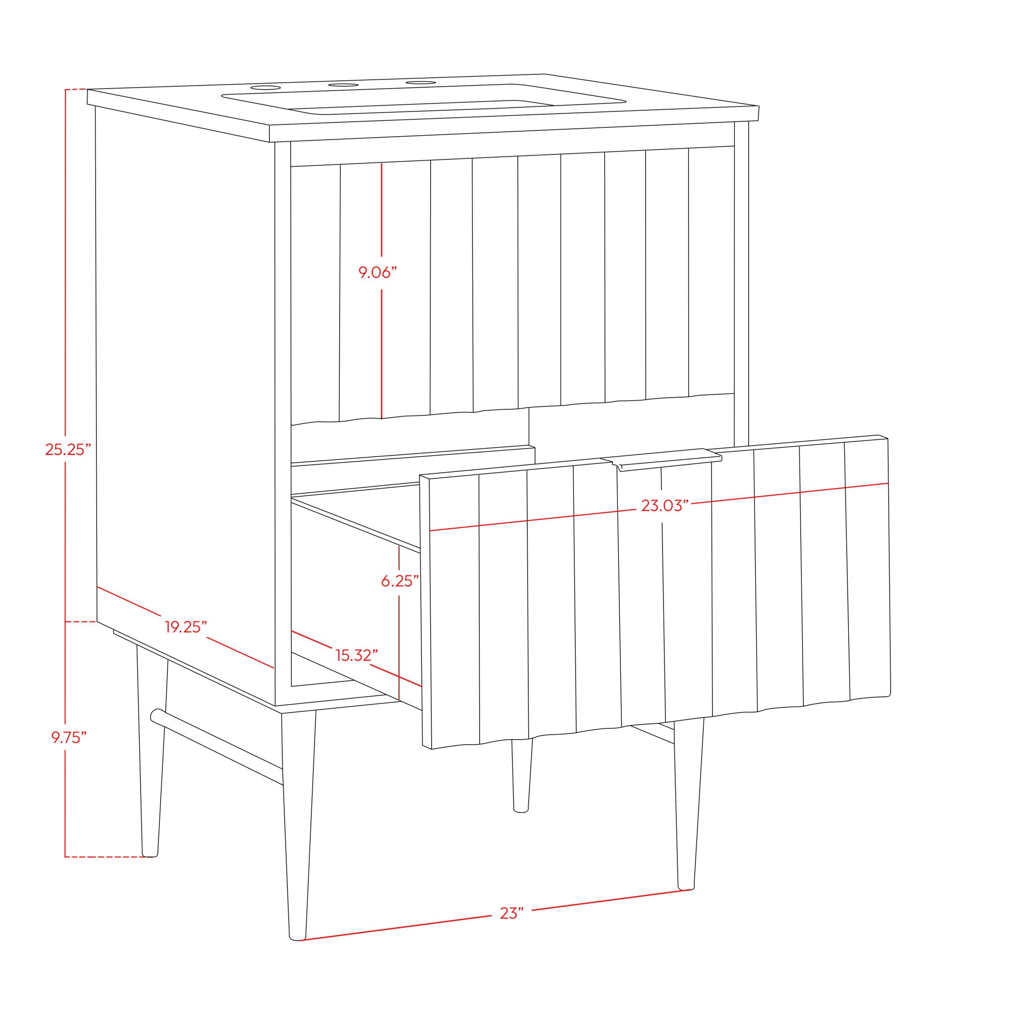 Modernist - Bathroom Vanity With Chrome Legs