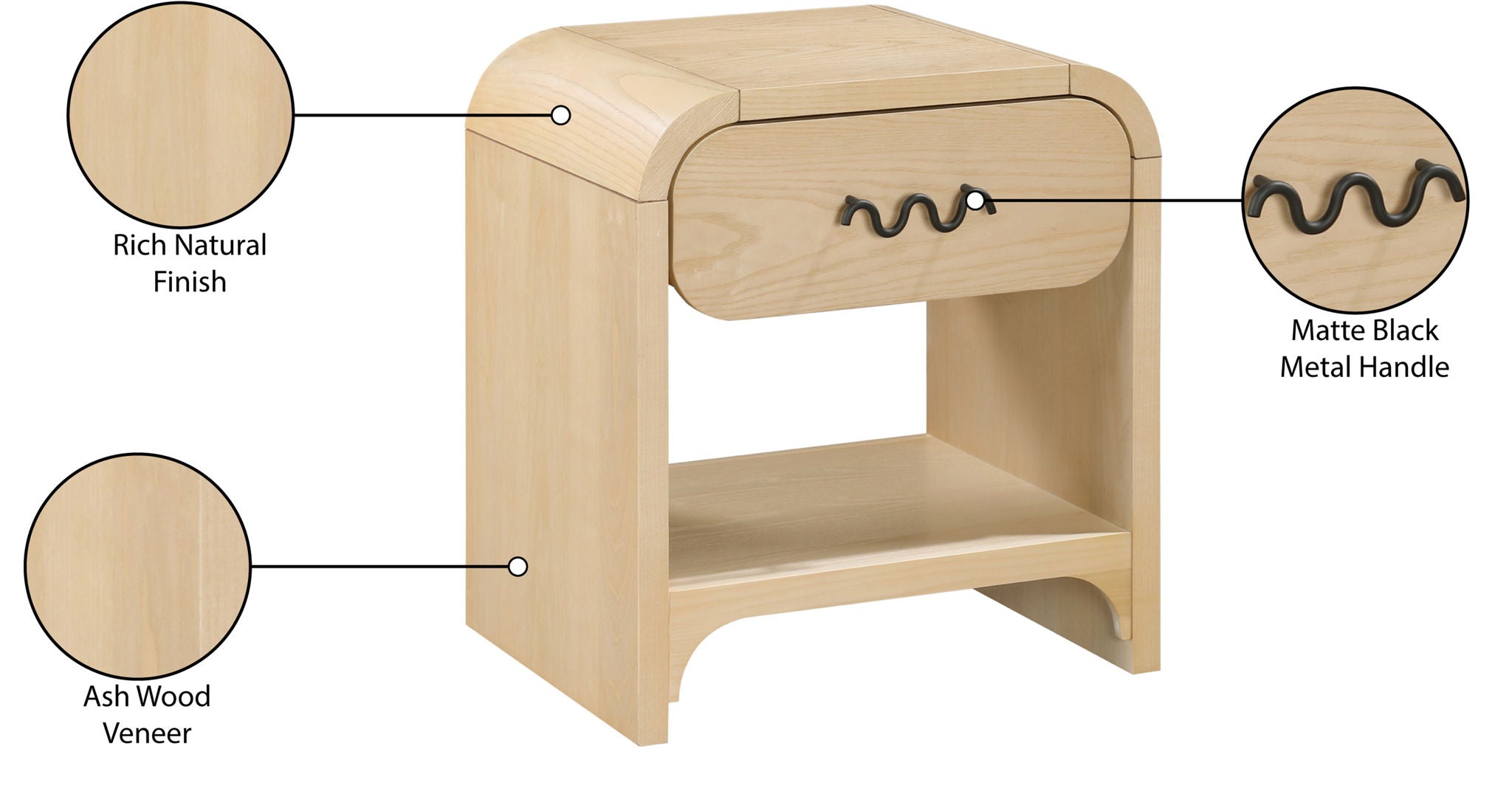 Hayes - Night Stand / Side Table