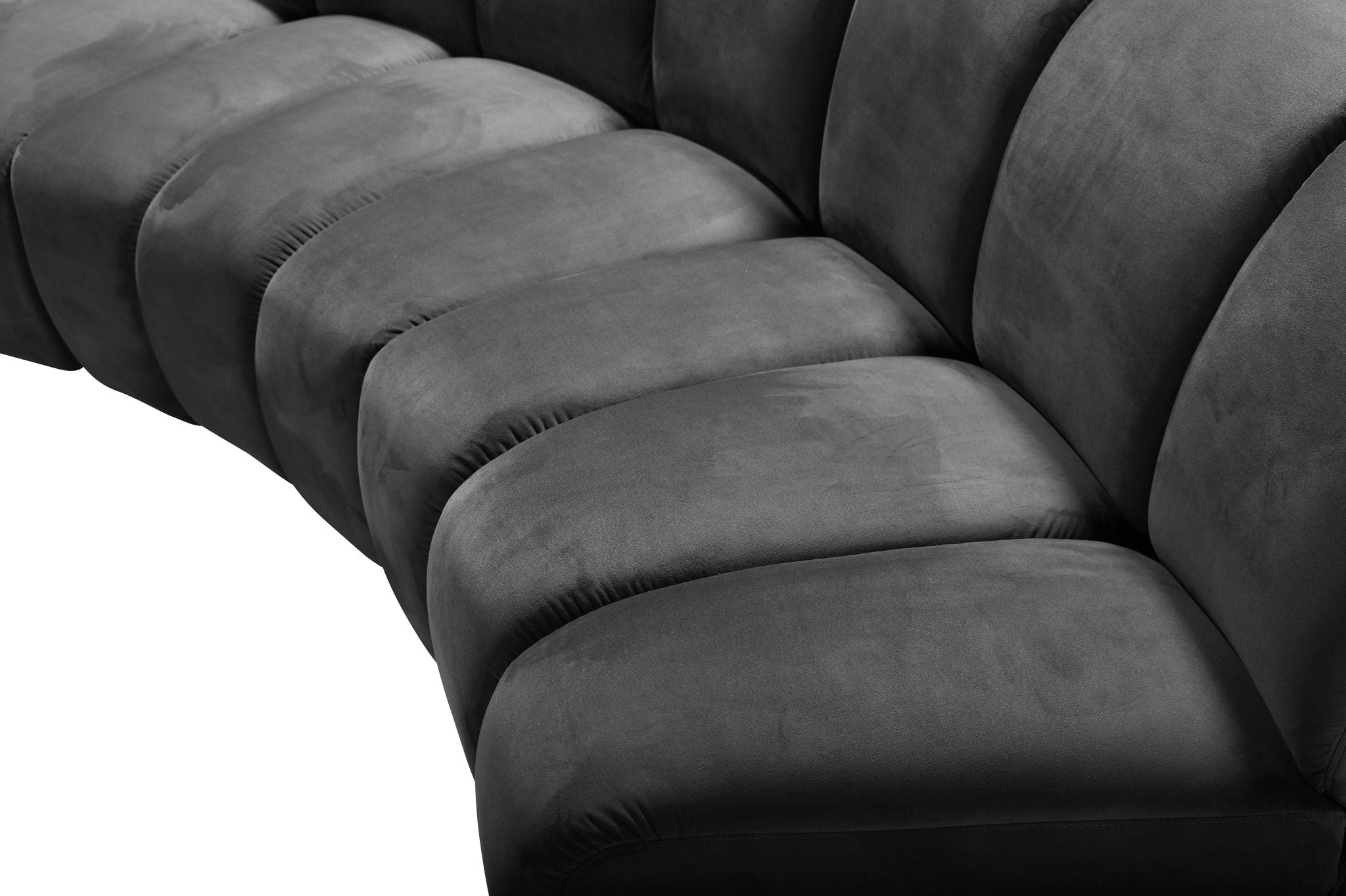 Infinity - 8 Piece Velvet Modular Sectional