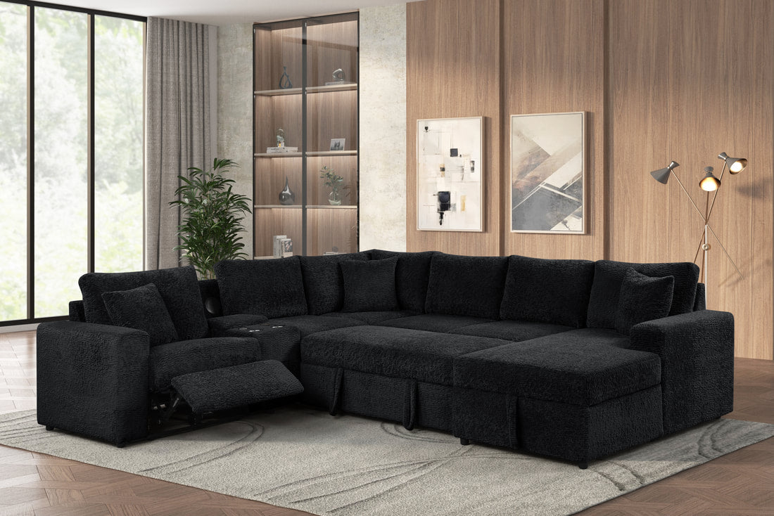 Hunter Sectional (W/ Bluetooth Speaker & Pull-Out Bed)
