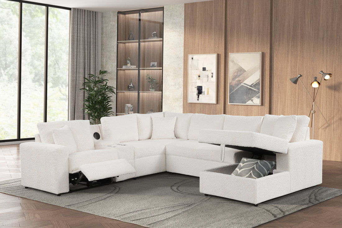 Hunter Sectional (W/ Bluetooth Speaker & Pull-Out Bed)