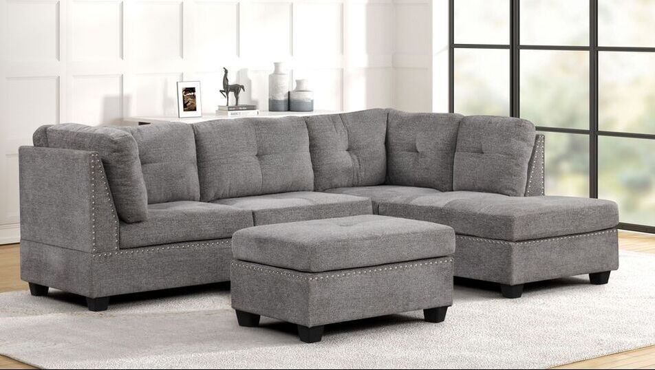 Sienna 2-Piece Sectional – Includes Free TV or Area Rug